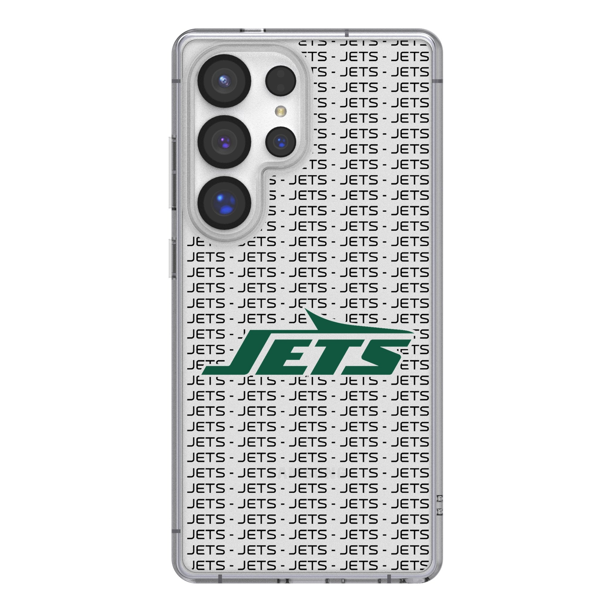 New York Jets Text Backdrop Clear Phone Case for Samsung Galaxy 1