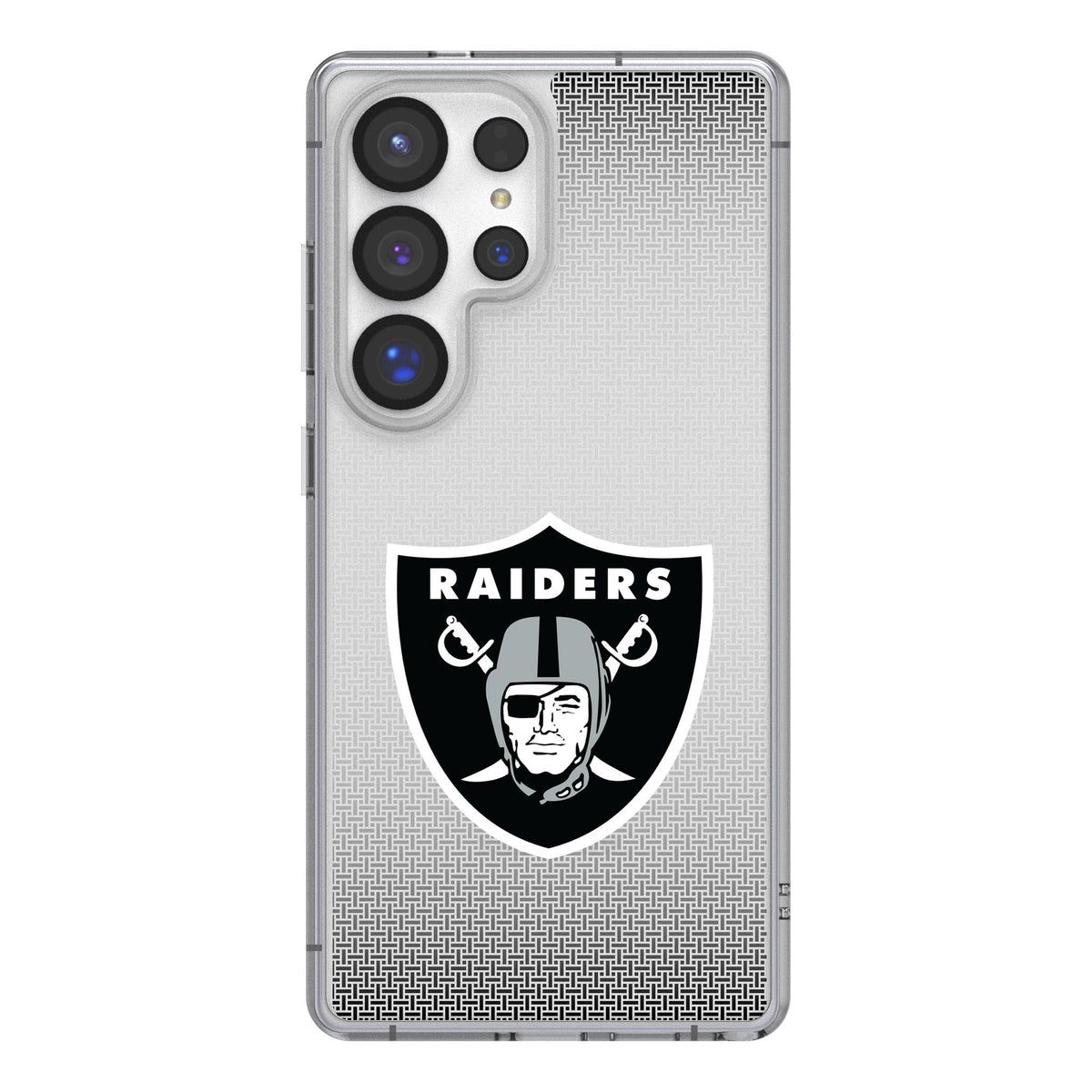 Las Vegas Raiders Linen Clear Phone Case for Samsung Galaxy 1