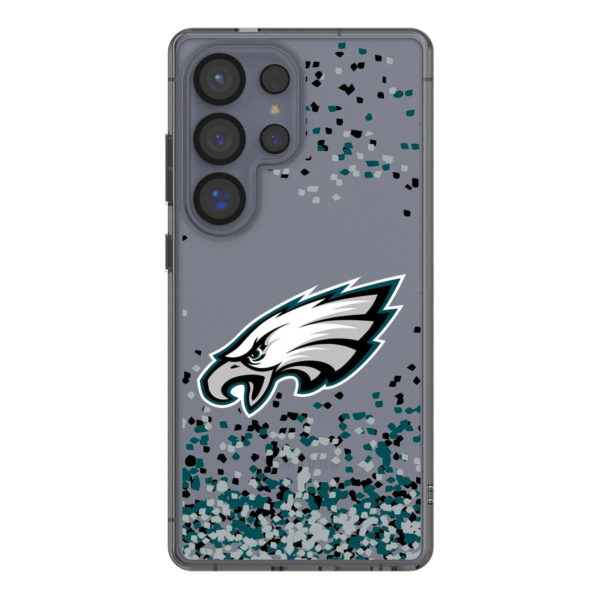 Philadelphia Eagles Confetti Clear Phone Case for Samsung Galaxy 1