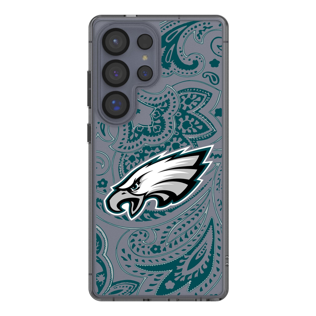Philadelphia Eagles Paisley Clear Phone Case for Samsung Galaxy 1