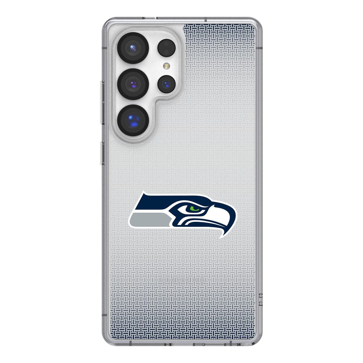 Seattle Seahawks Linen Clear Phone Case for Samsung Galaxy