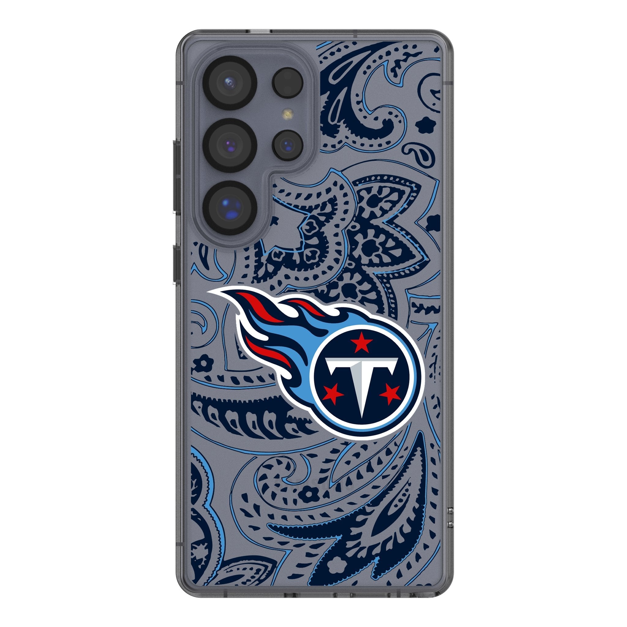 Tennessee Titans Paisley Clear Phone Case for Samsung Galaxy 1