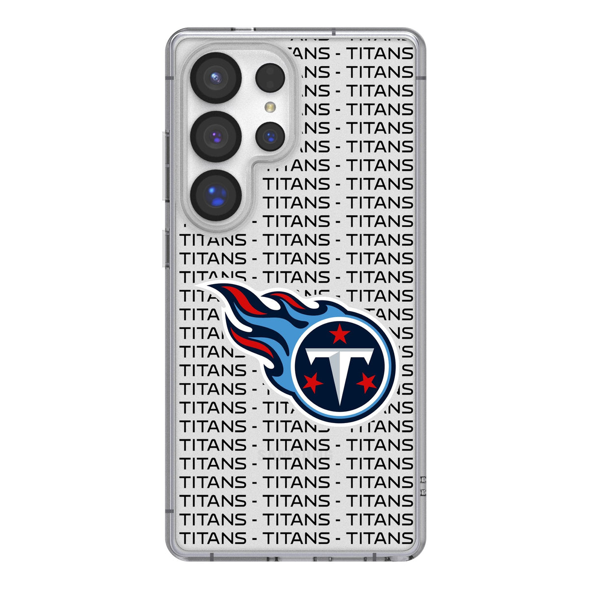 Tennessee Titans Text Backdrop Clear Phone Case for Samsung Galaxy 1