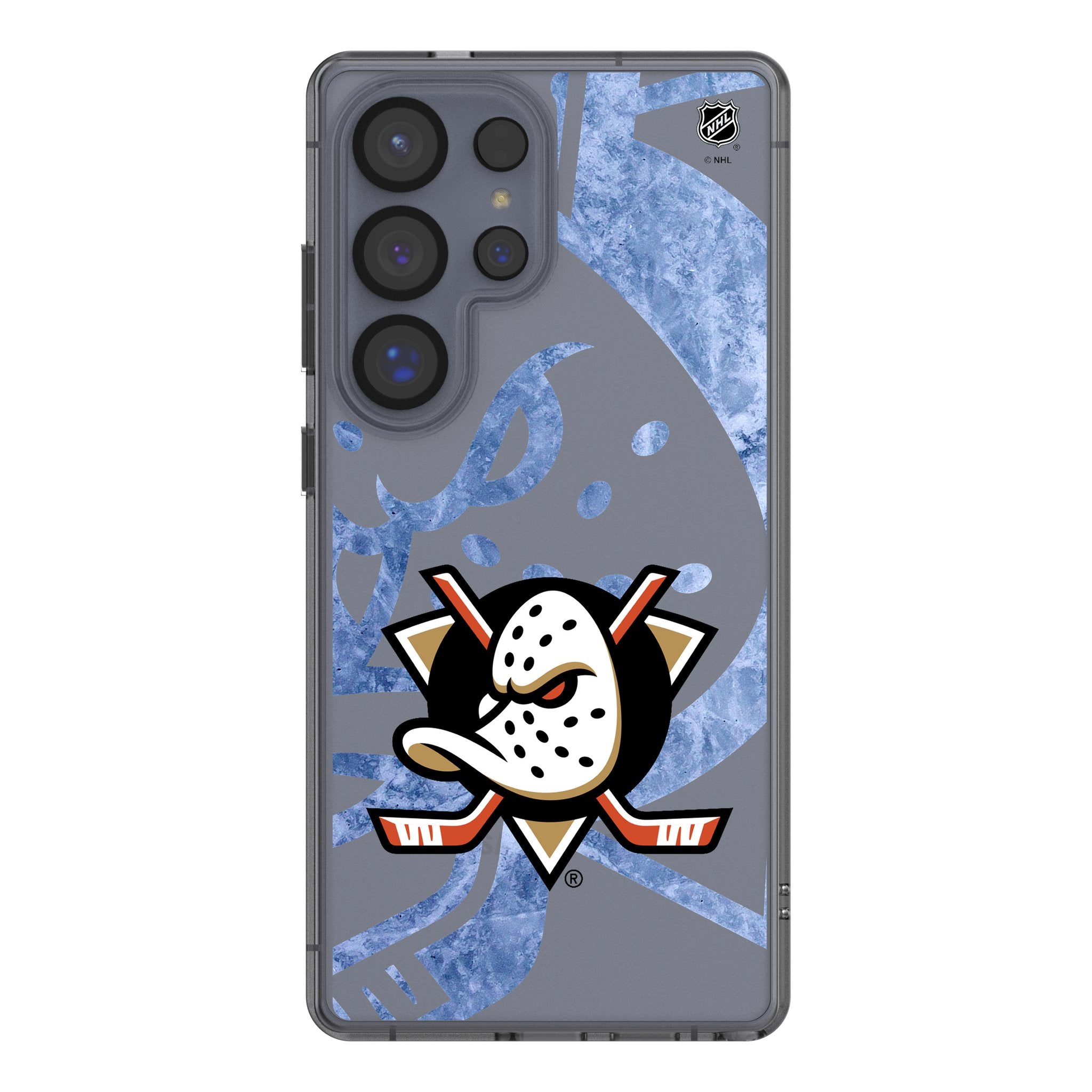 Anaheim Ducks Ice Tilt Clear Phone Case for Samsung Galaxy