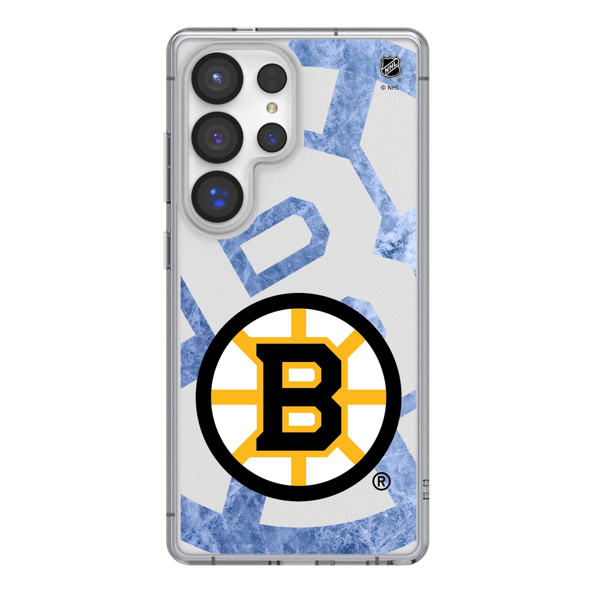 Boston Bruins Ice Tilt Clear Phone Case for Samsung Galaxy