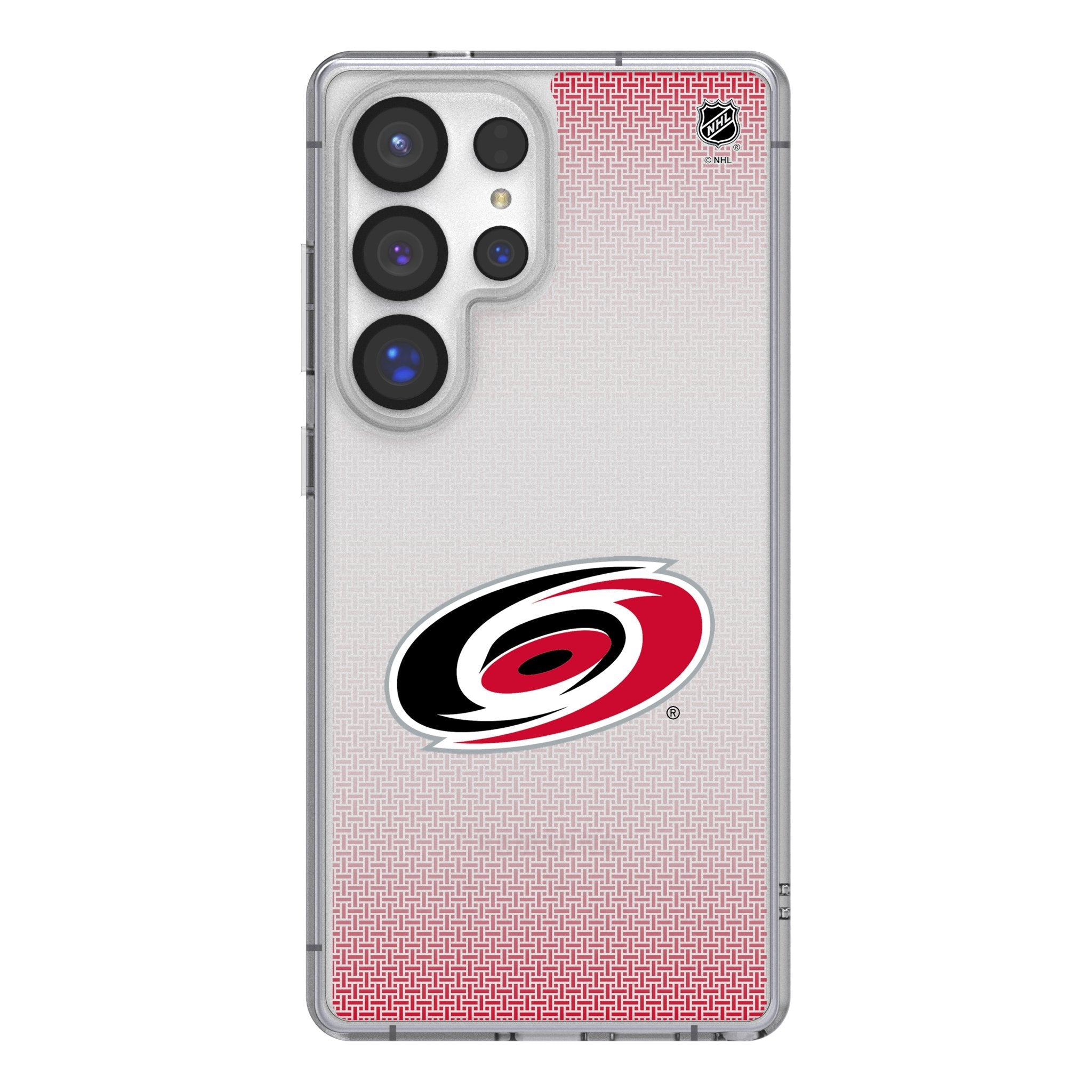 Carolina Hurricanes Linen Clear Phone Case for Samsung Galaxy