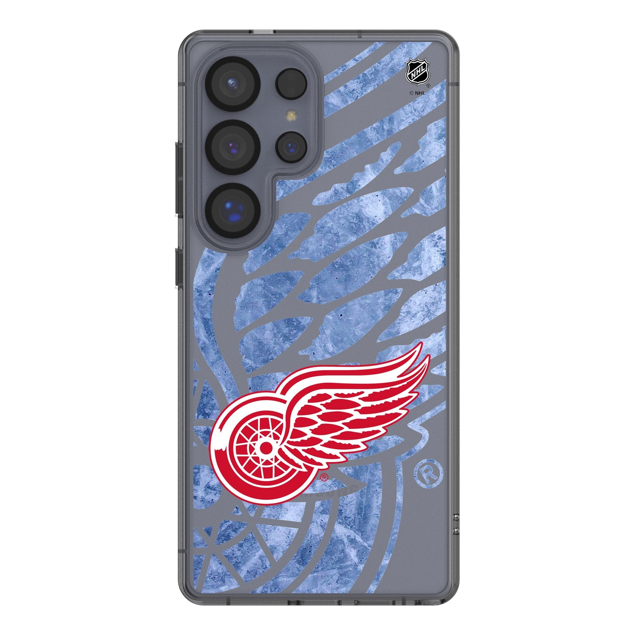 Detroit Red Wings Ice Tilt Clear Phone Case for Samsung Galaxy