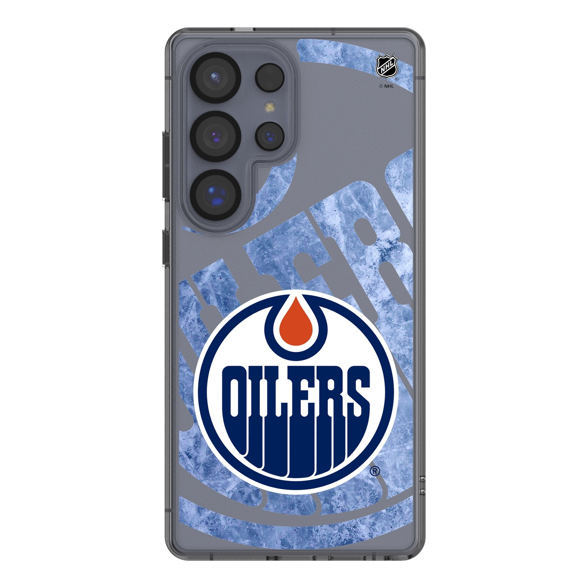 Edmonton Oilers Ice Tilt Clear Phone Case for Samsung Galaxy