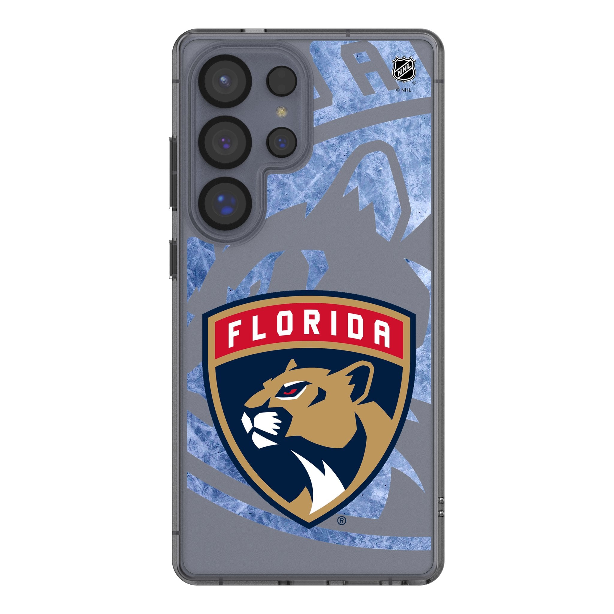 Florida Panthers Ice Tilt Clear Phone Case for Samsung Galaxy