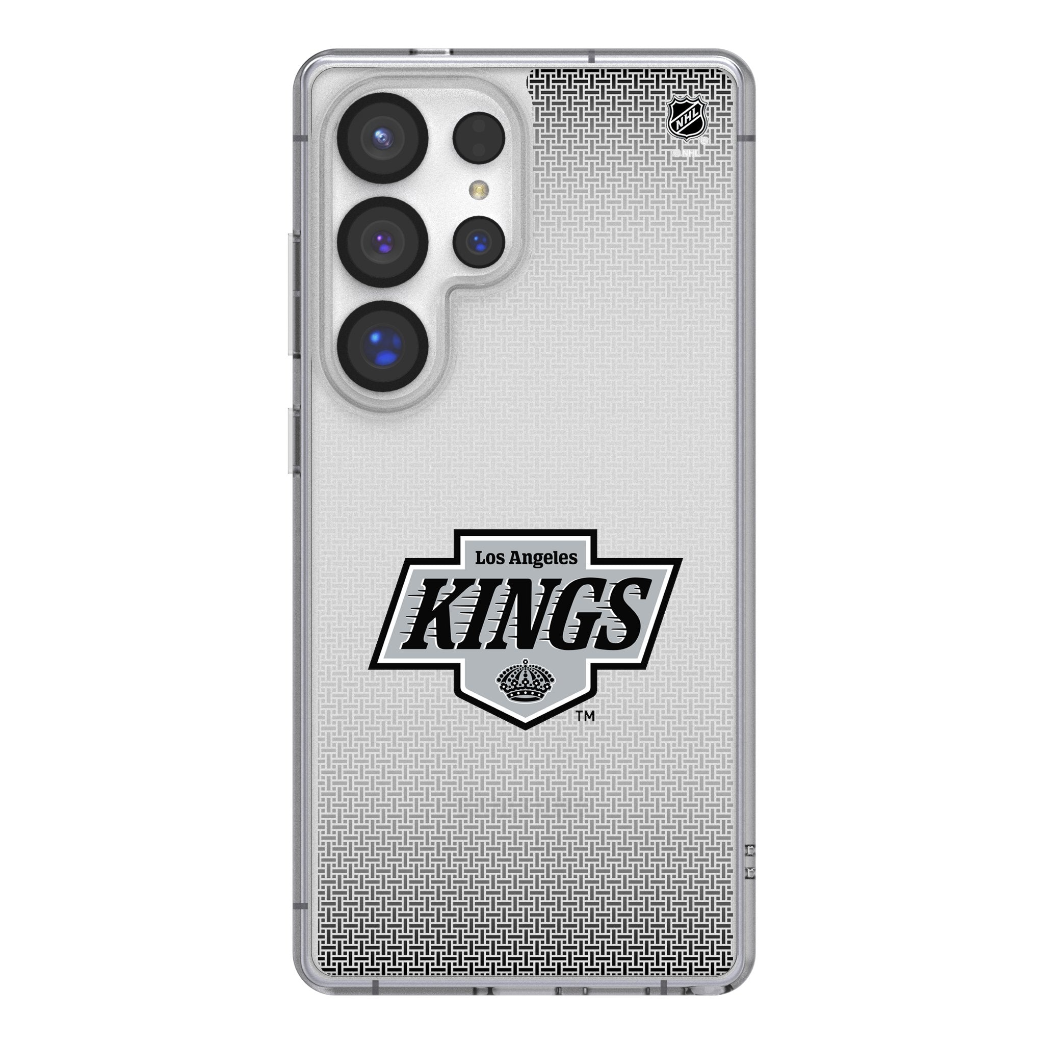 LA Kings Linen Clear Phone Case for Samsung Galaxy
