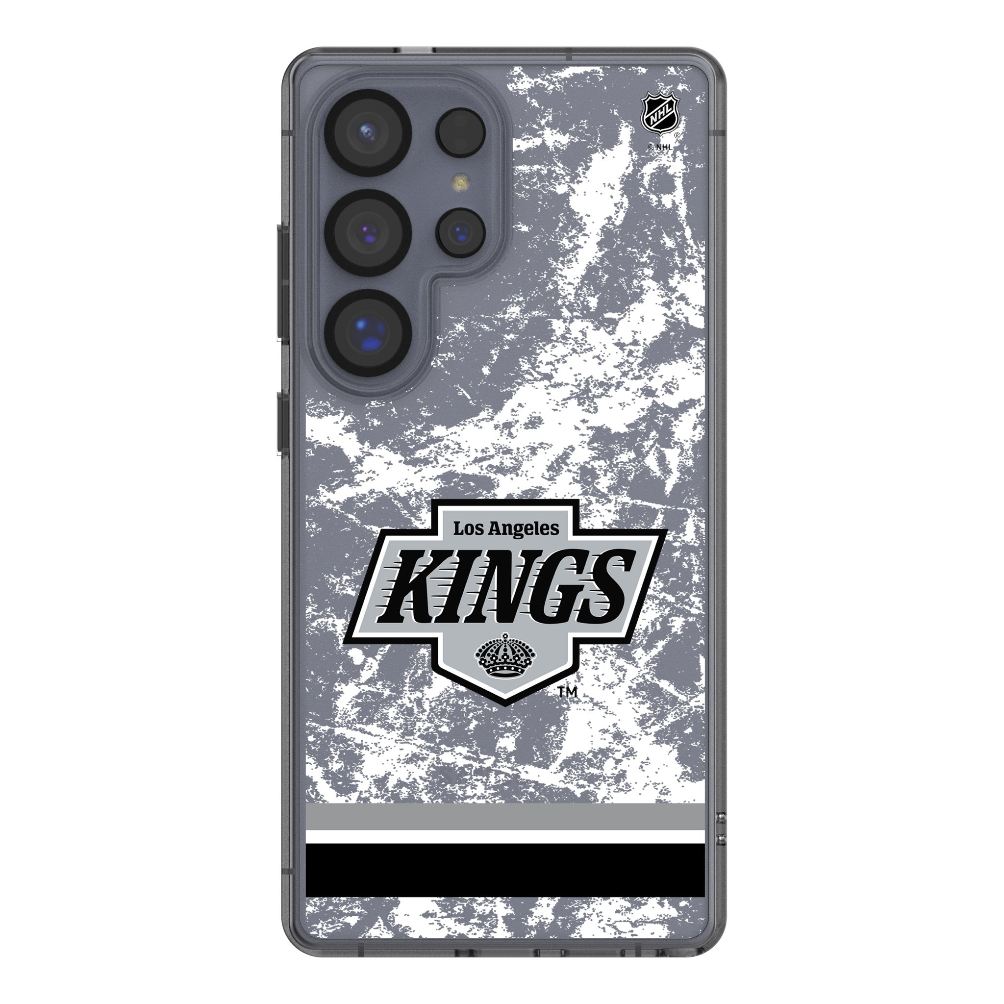 LA Kings Ice Stripe Clear Phone Case for Samsung Galaxy
