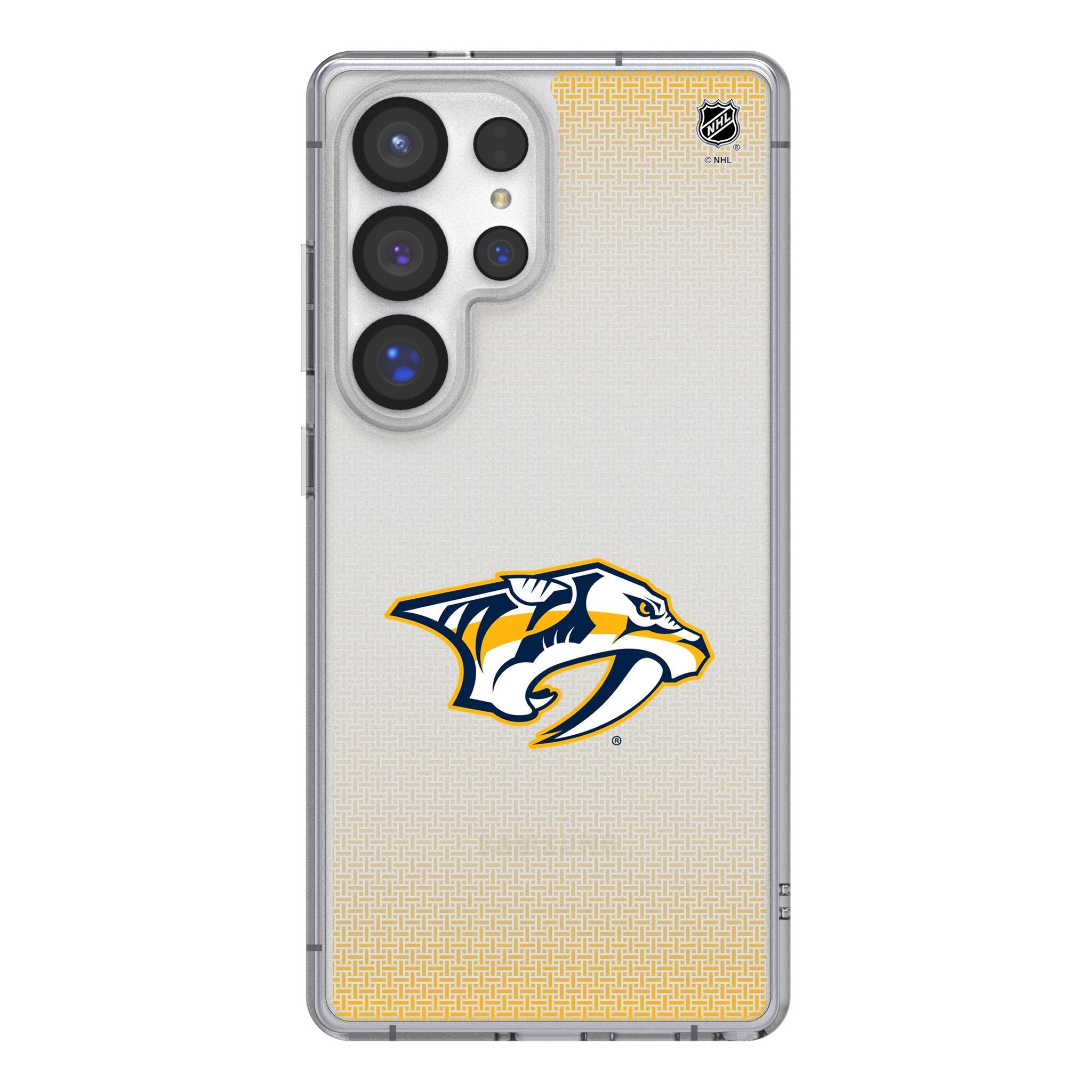 Nashville Predators Linen Clear Phone Case for Samsung Galaxy