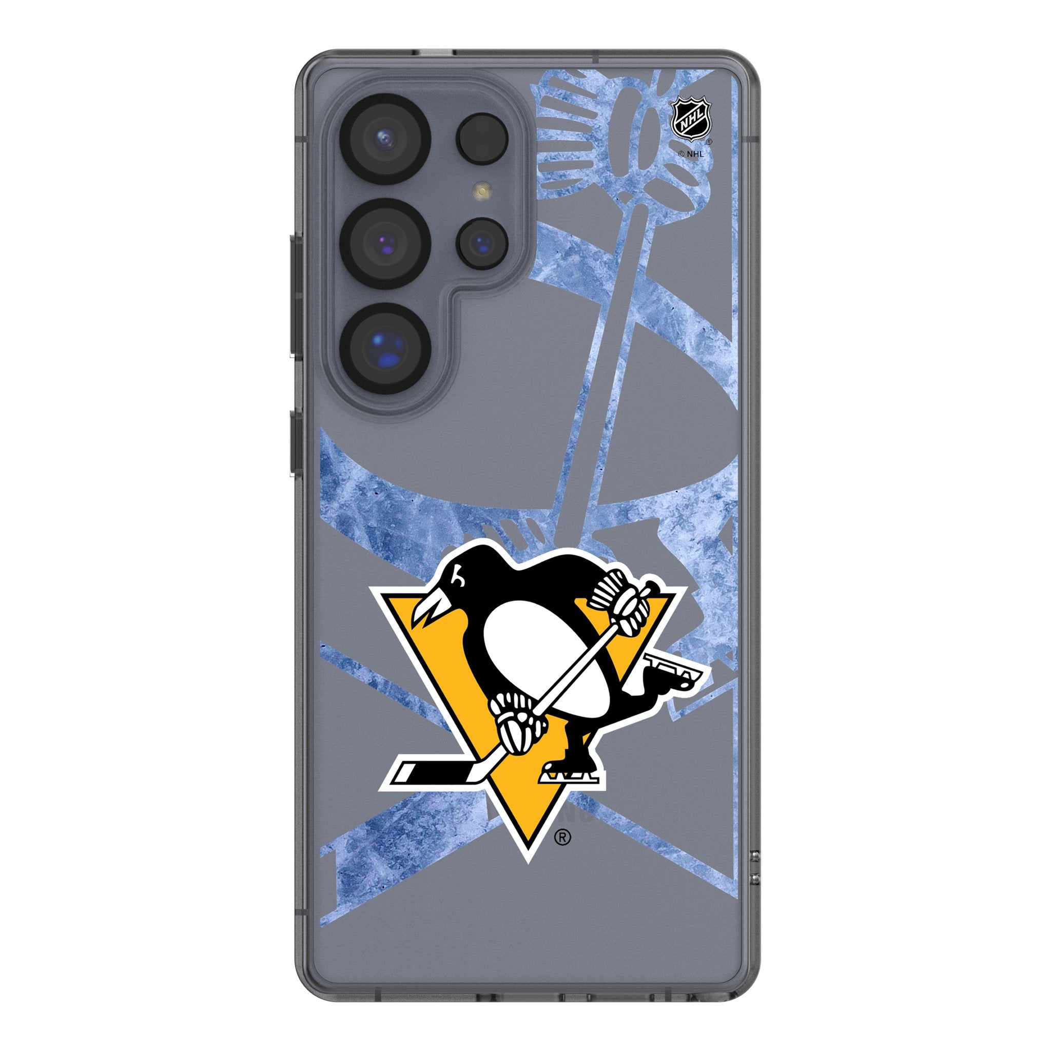 Pittsburgh Penguins Ice Tilt Clear Phone Case for Samsung Galaxy