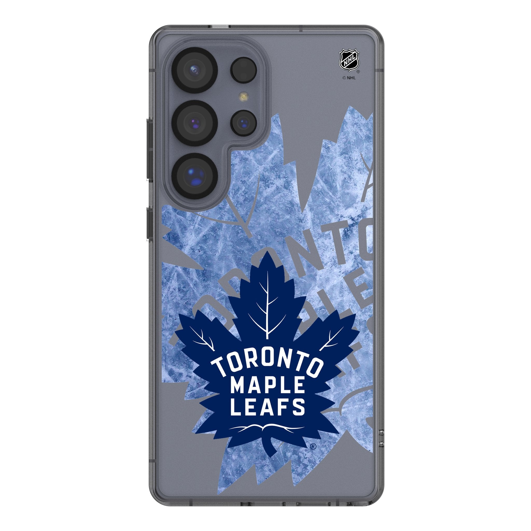 Toronto Maple Leafs Ice Tilt Clear Phone Case for Samsung Galaxy