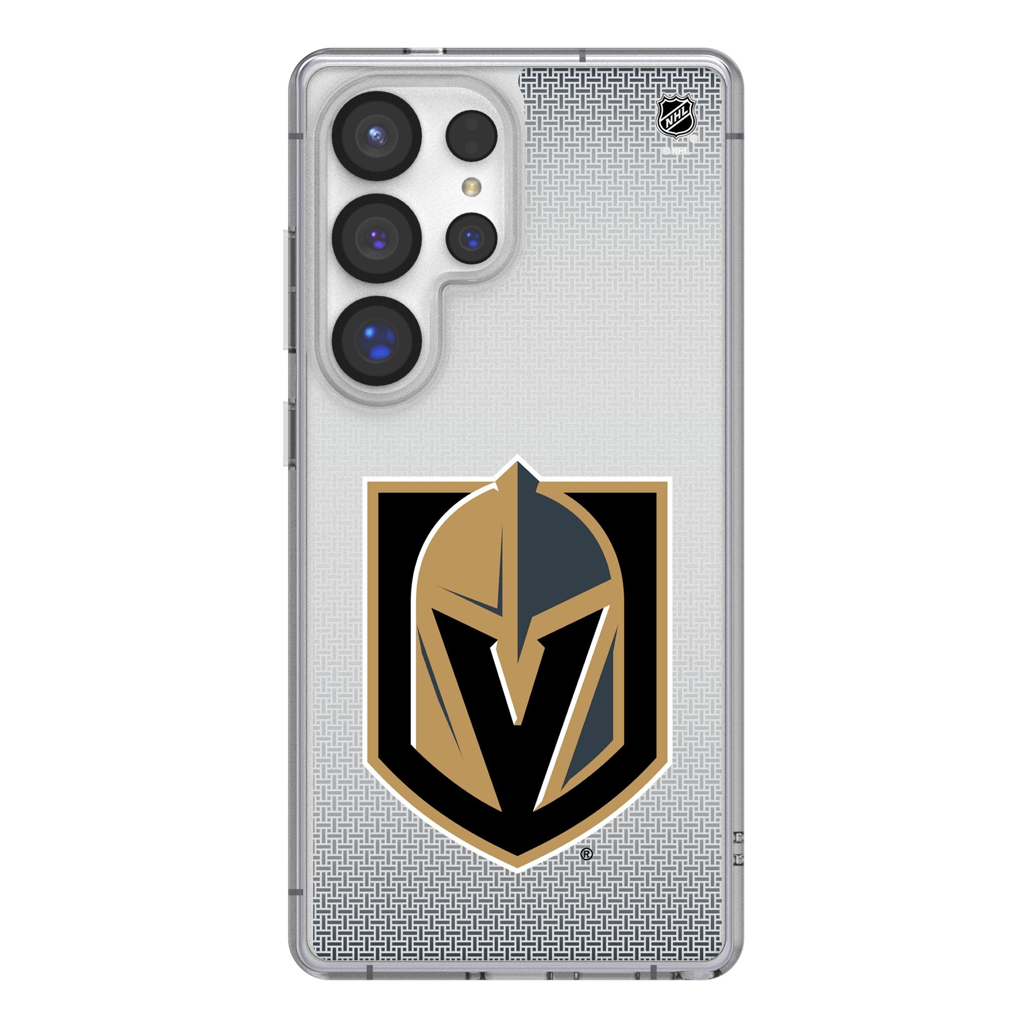 Vegas Golden Knights Linen Clear Phone Case for Samsung Galaxy