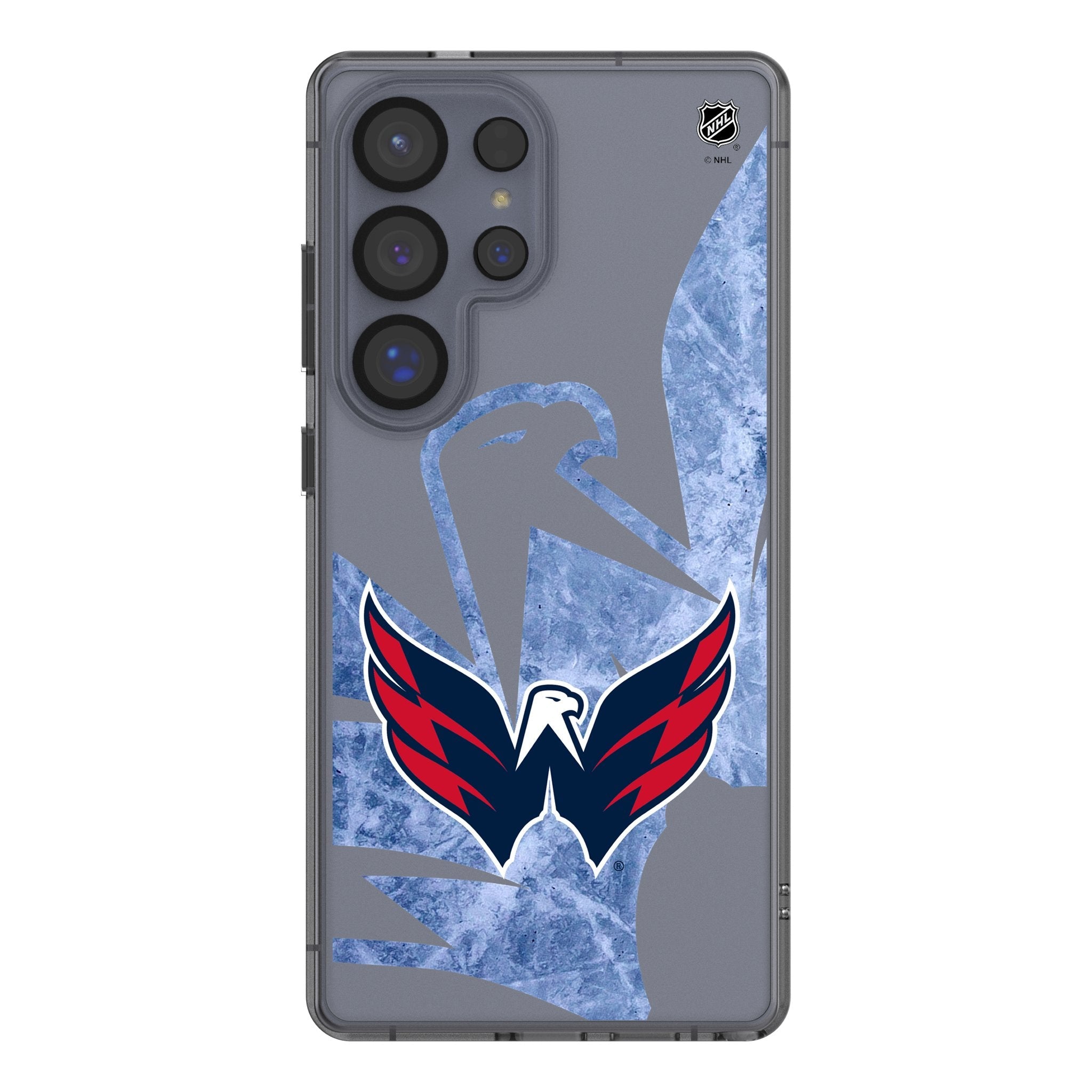 Washington Capitals Ice Tilt Clear Phone Case for Samsung Galaxy