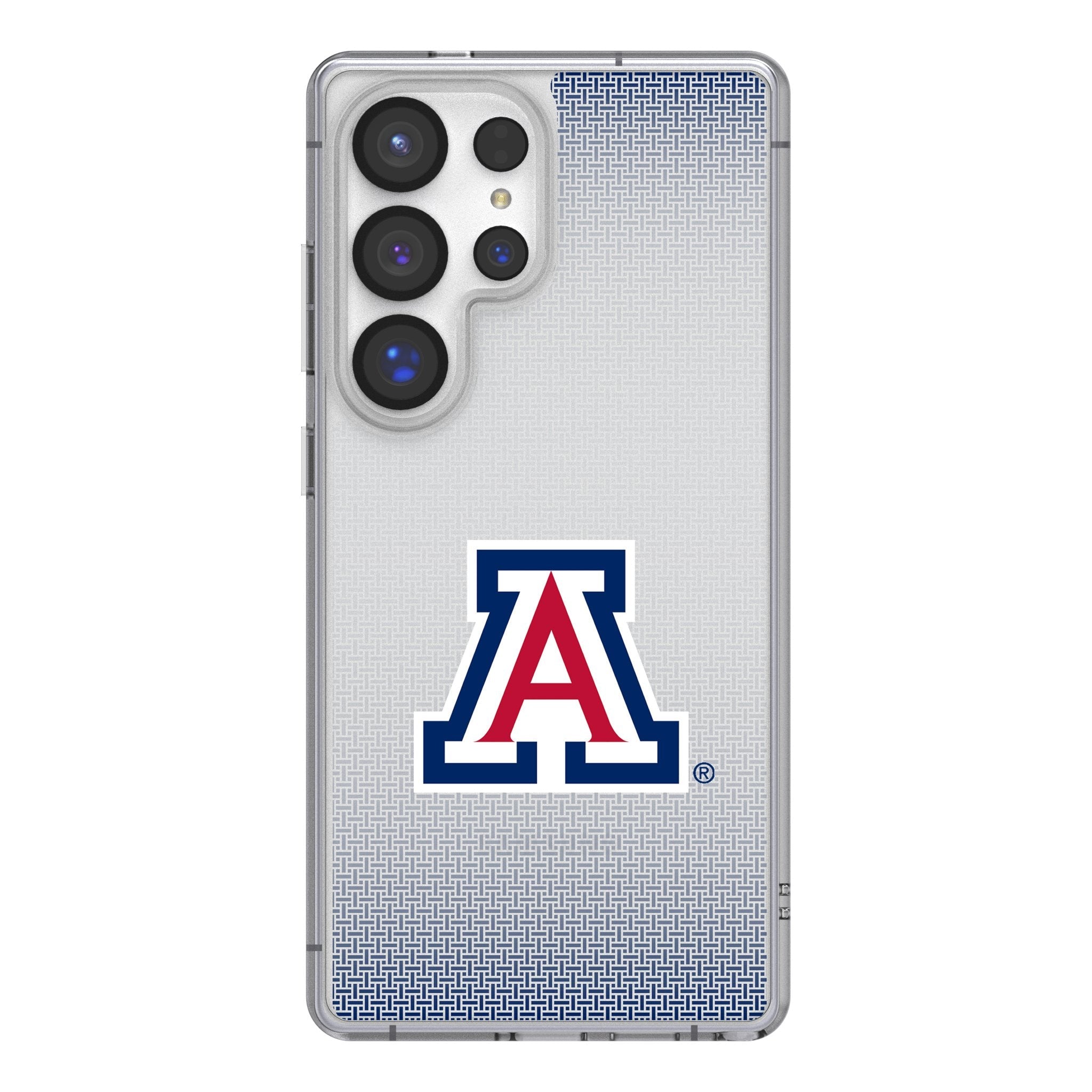 University of Arizona Wildcats Linen Clear Phone Case for Samsung Galaxy