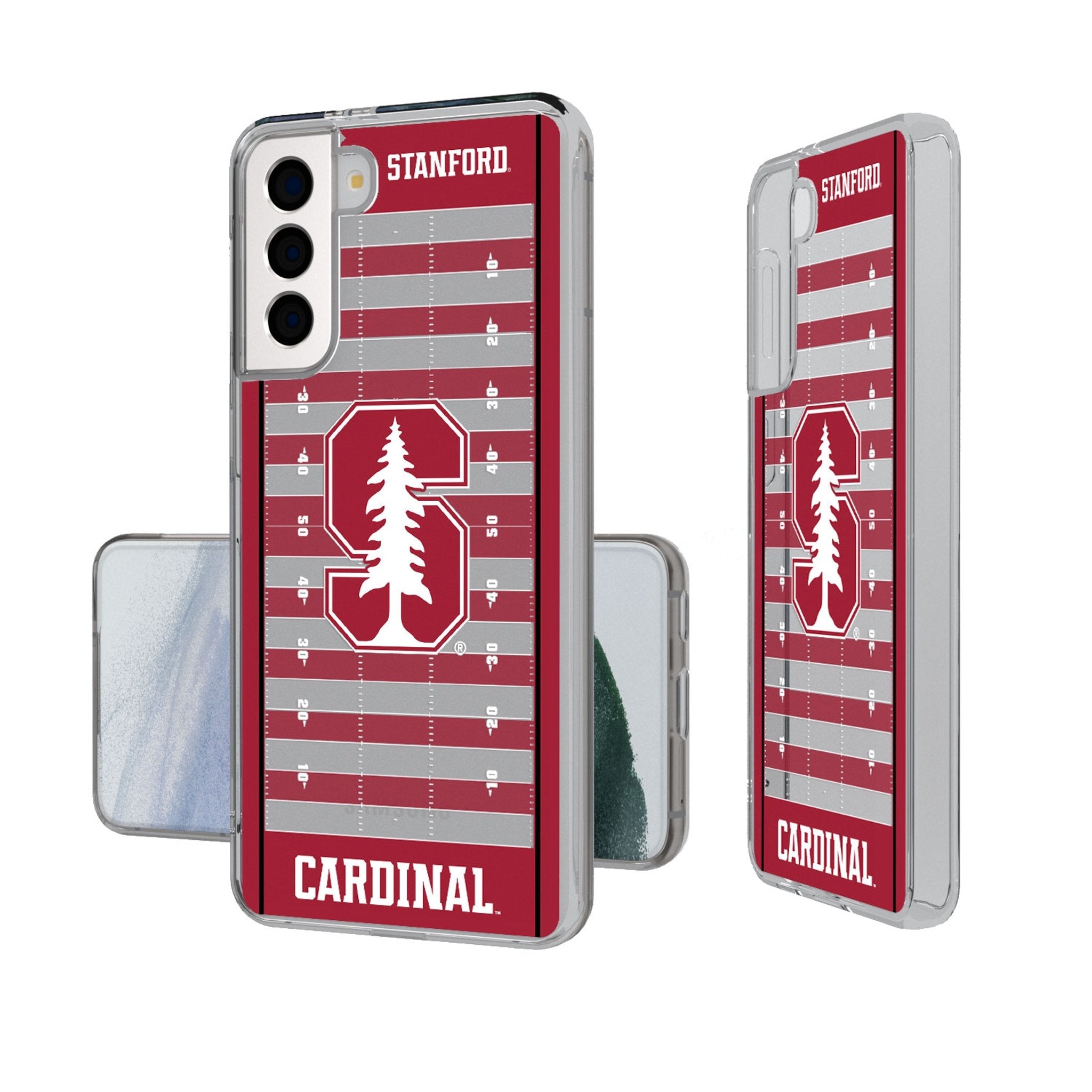 Stanford University Cardinal Field Clear Phone Case