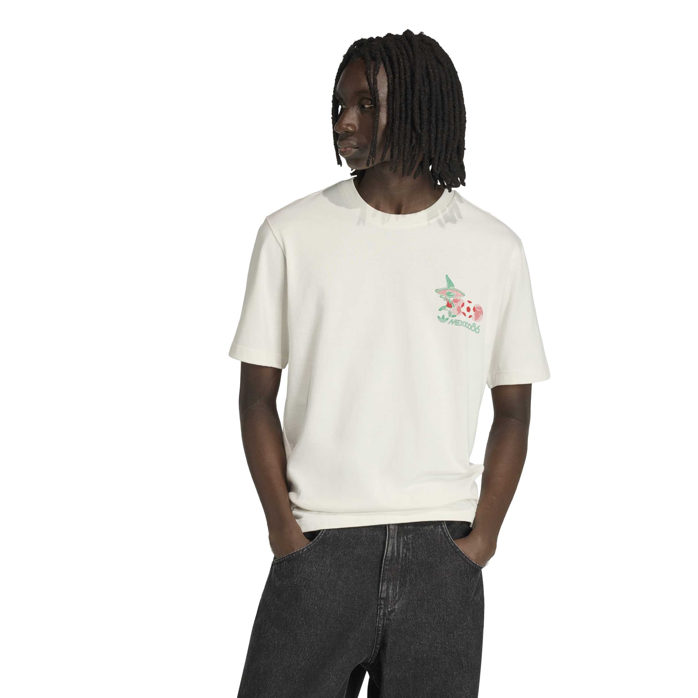 Adidas Mens Mascot Tee - Cloud White 4