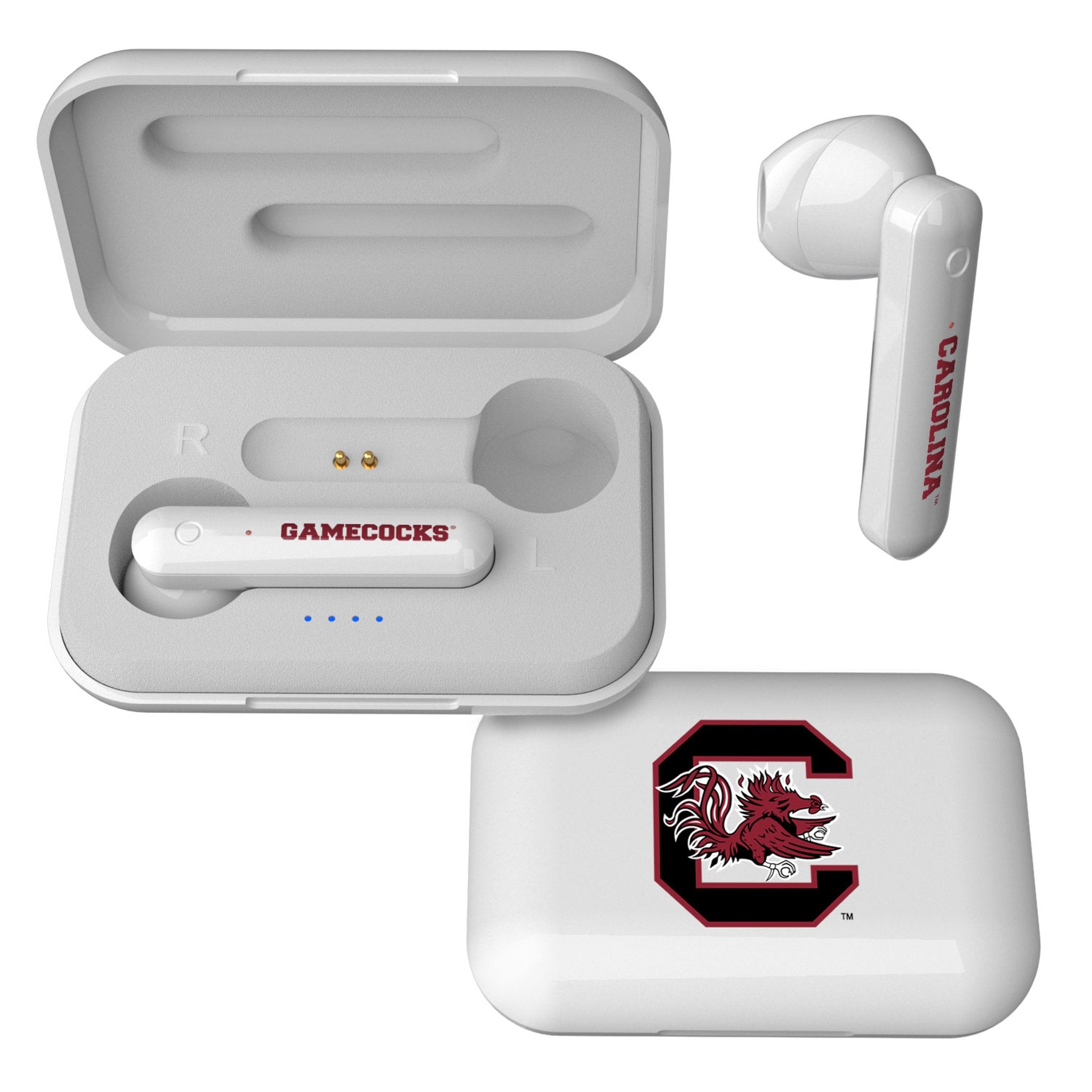 University of South Carolina Gamecocks Insignia Wireless TWS Earbuds 1