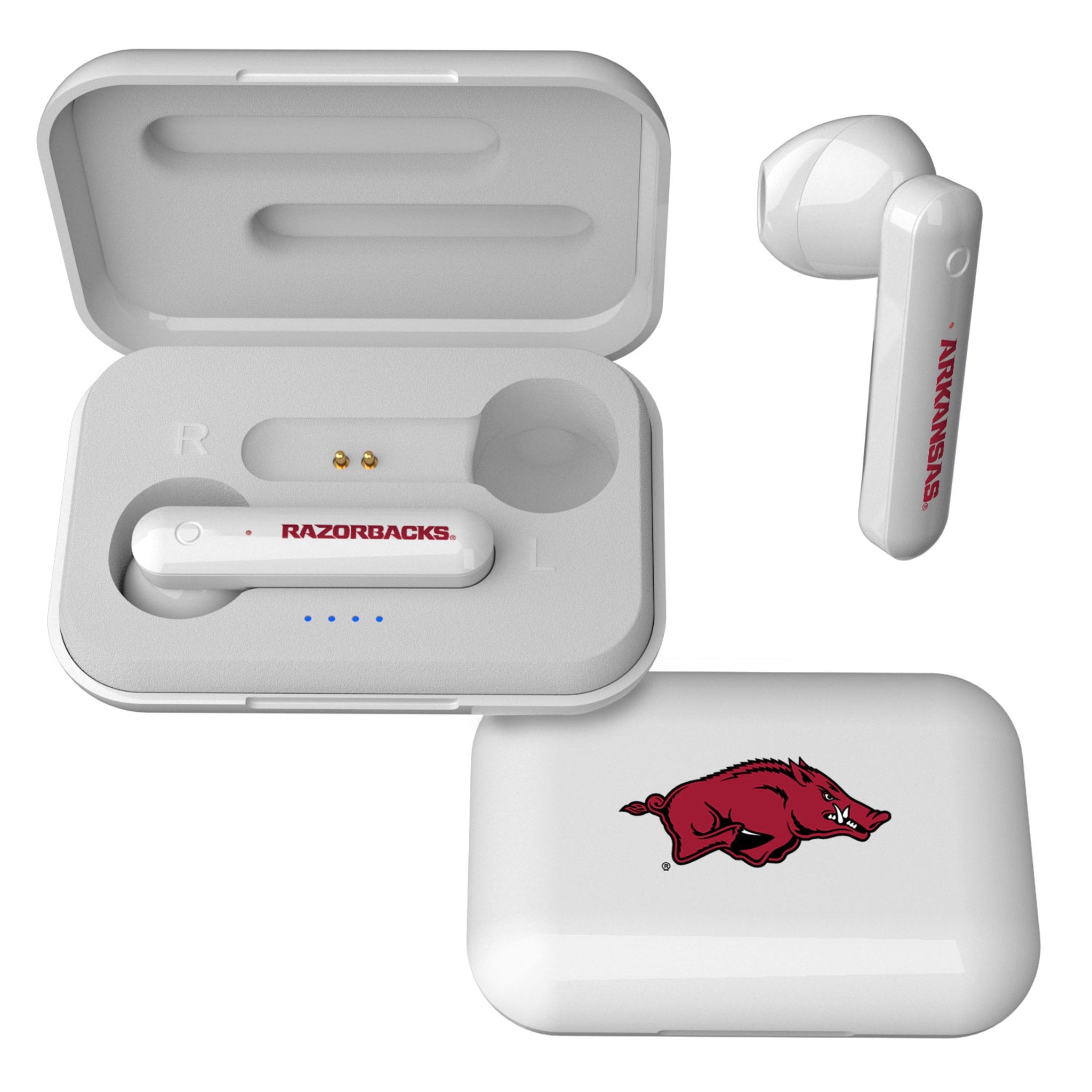University of Arkansas Fayetteville Razorbacks Insignia Wireless TWS Earbuds 1