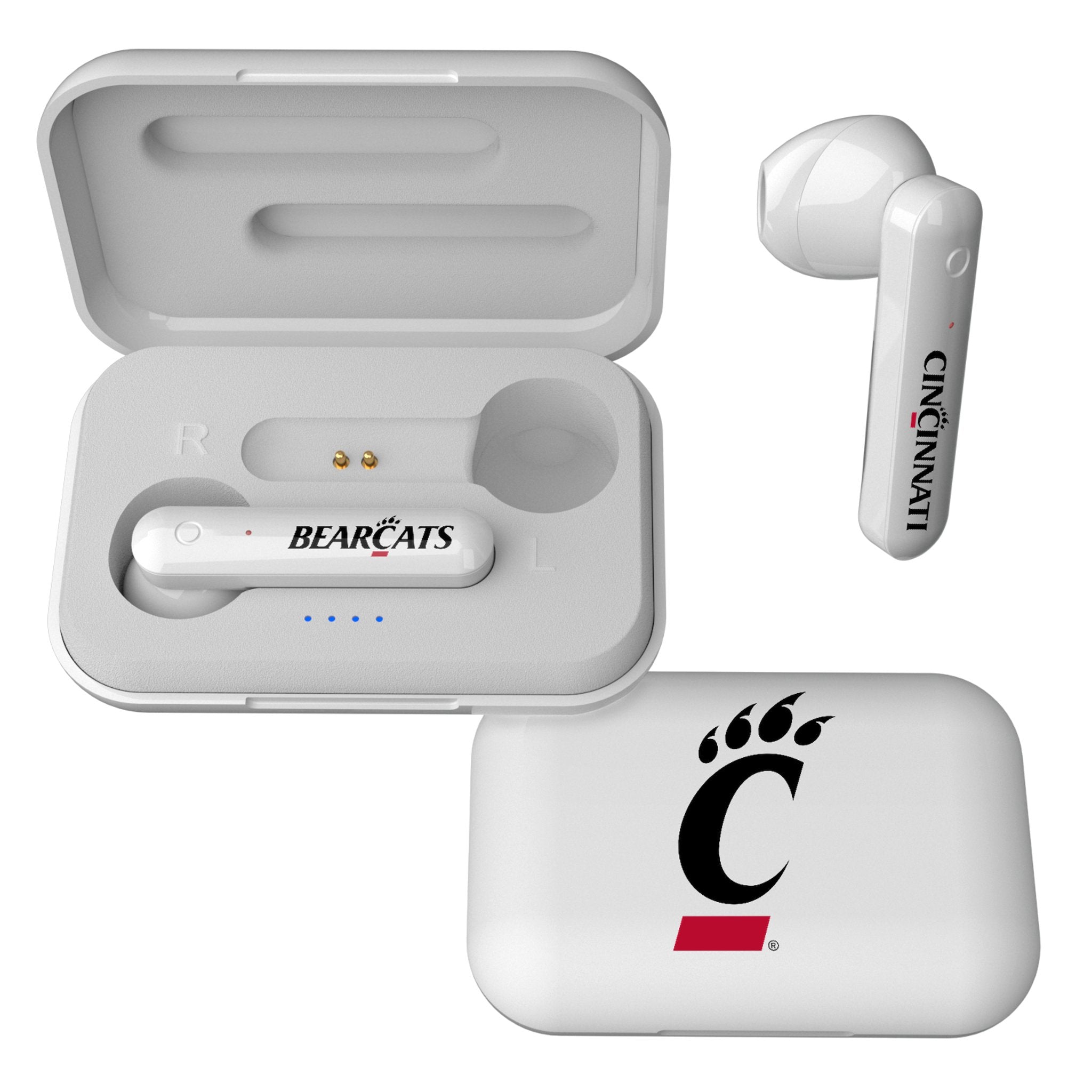 University of Cincinnati Bearcats Insignia Wireless TWS Earbuds