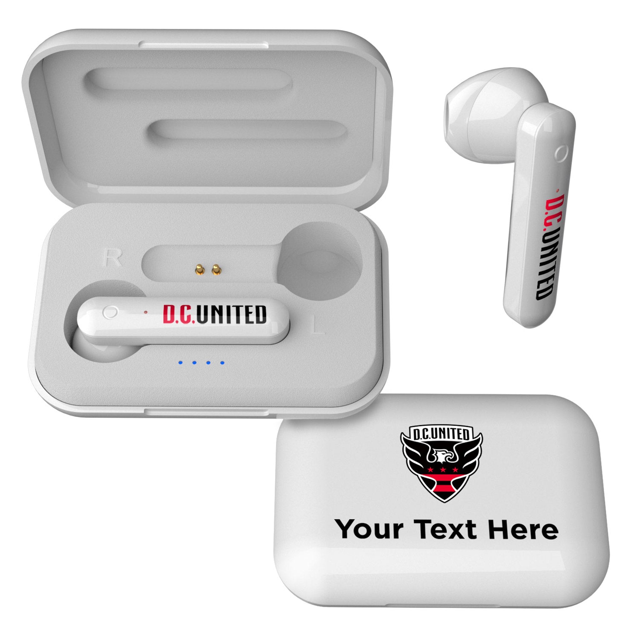 DC United Personalized Insignia Wireless TWS Earbuds