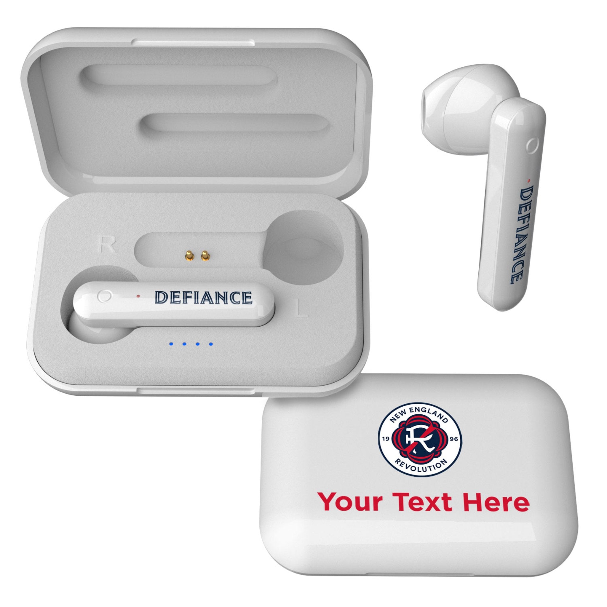 New England Revolution Personalized Insignia Wireless TWS Earbuds 1
