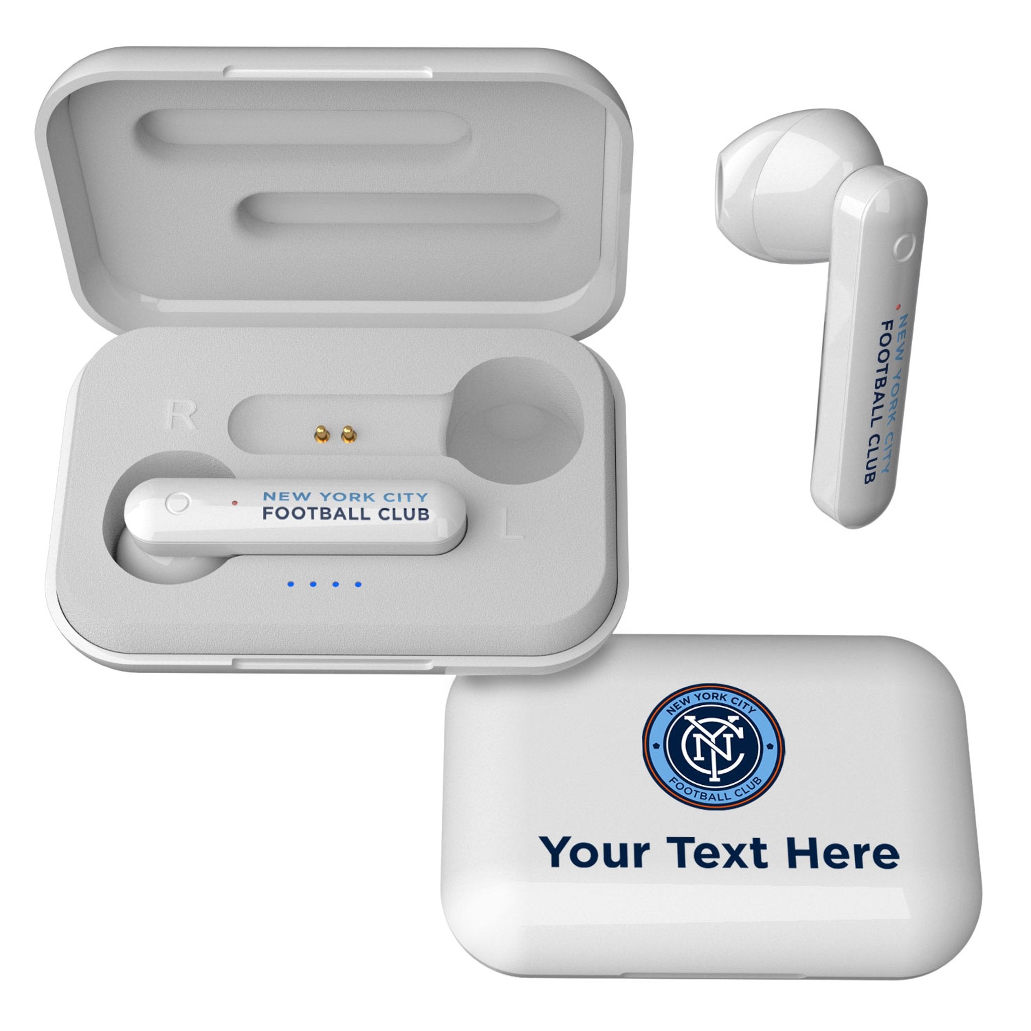 New York City FC Personalized Insignia Wireless TWS Earbuds