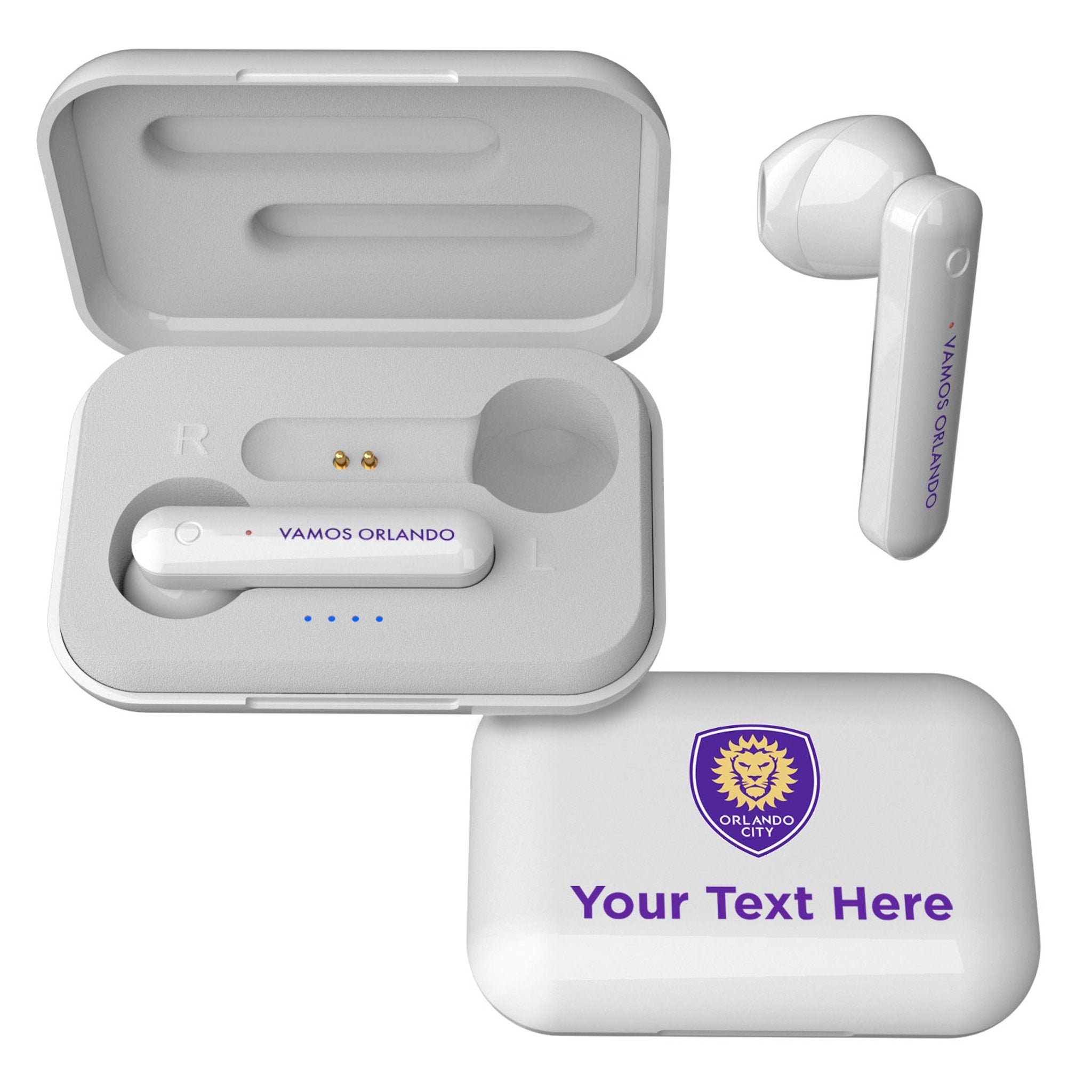 Orlando City Soccer Club Personalized Insignia Wireless TWS Earbuds 1