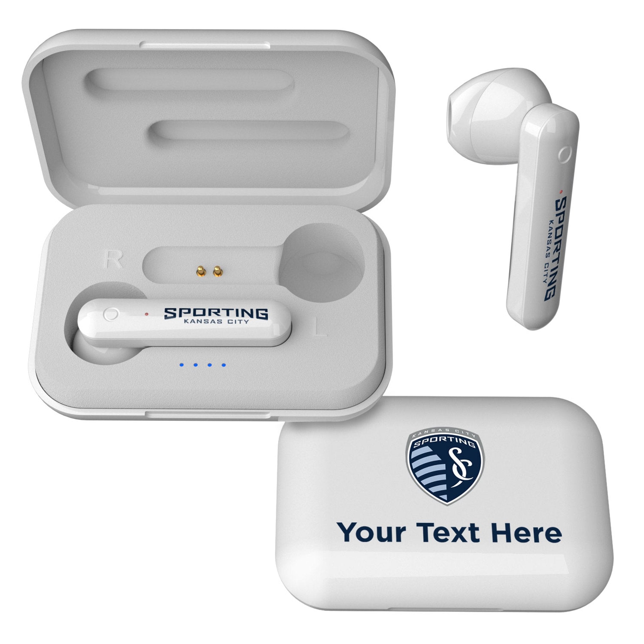 Sporting Kansas City Personalized Insignia Wireless TWS Earbuds
