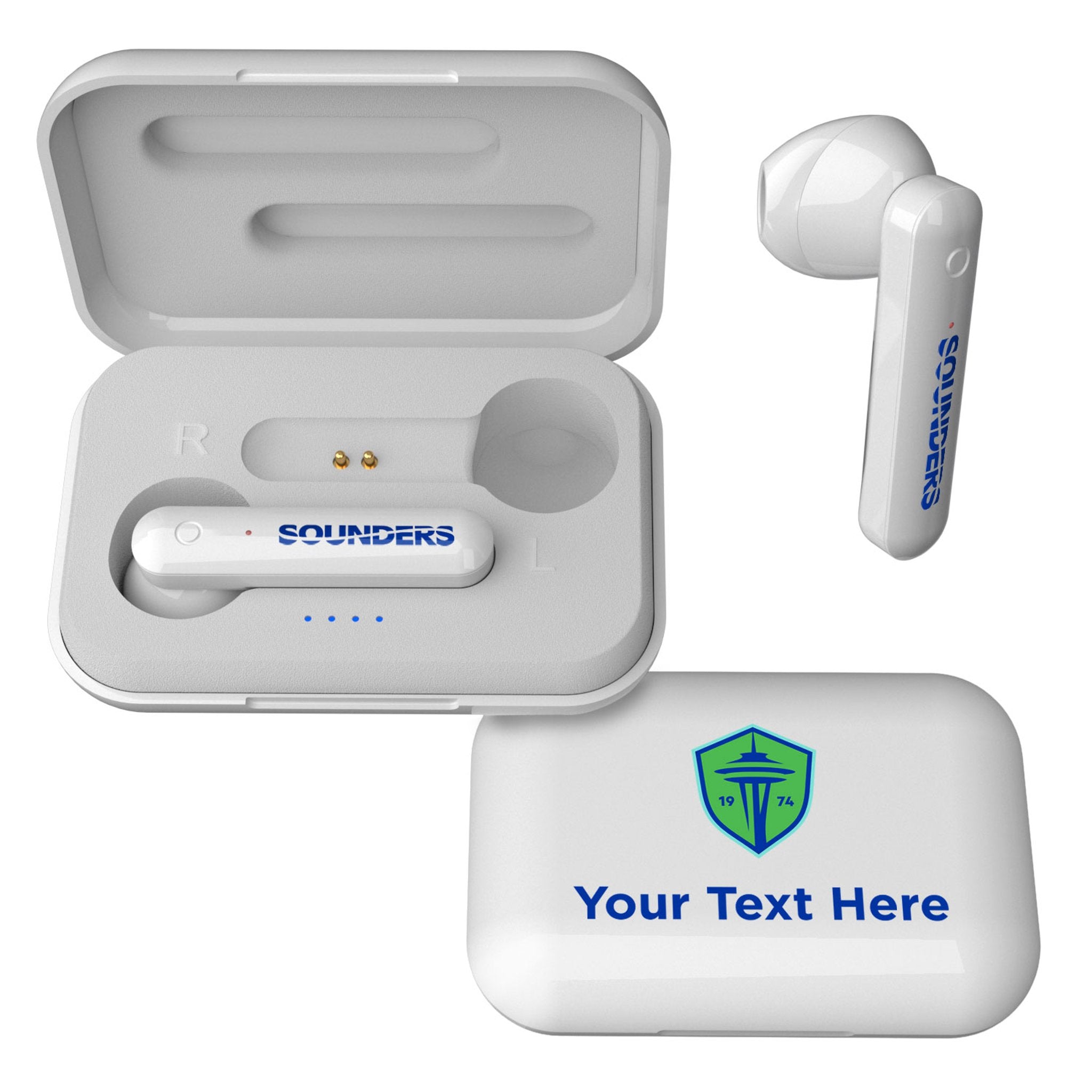 Seattle Sounders FC Personalized Insignia Wireless TWS Earbuds 1