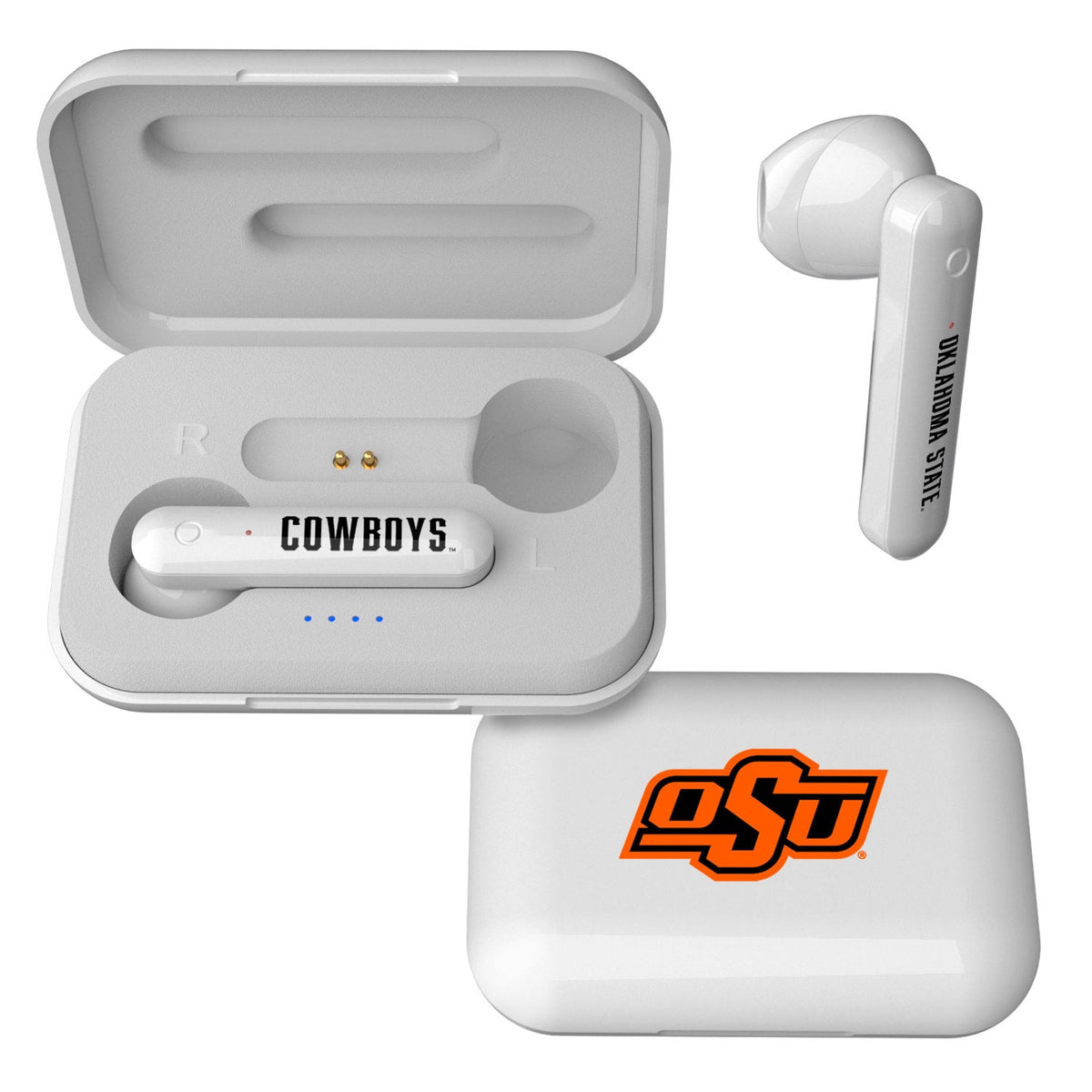 Oklahoma State University Cowboys Insignia Wireless TWS Earbuds
