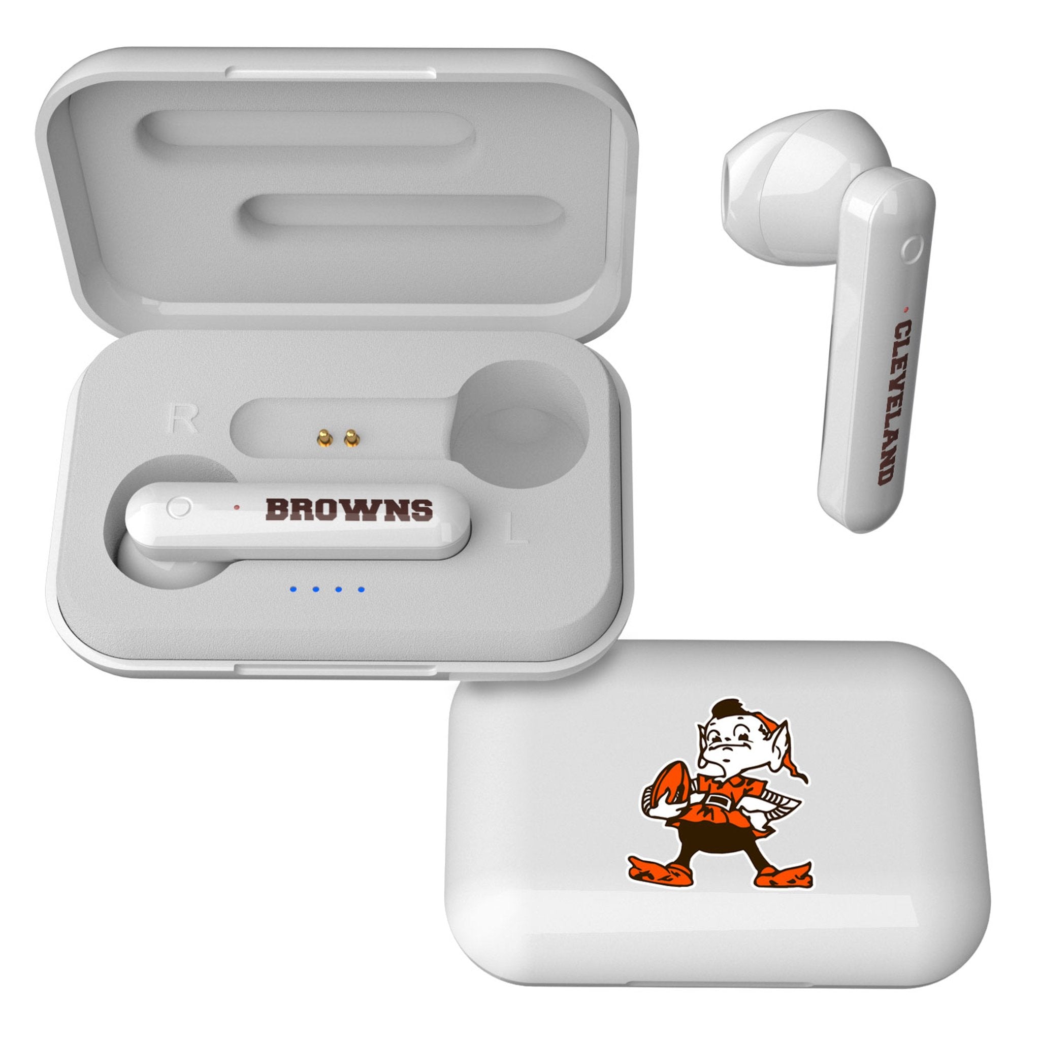 Cleveland Browns Historic Collection Insignia Wireless TWS Earbuds 1