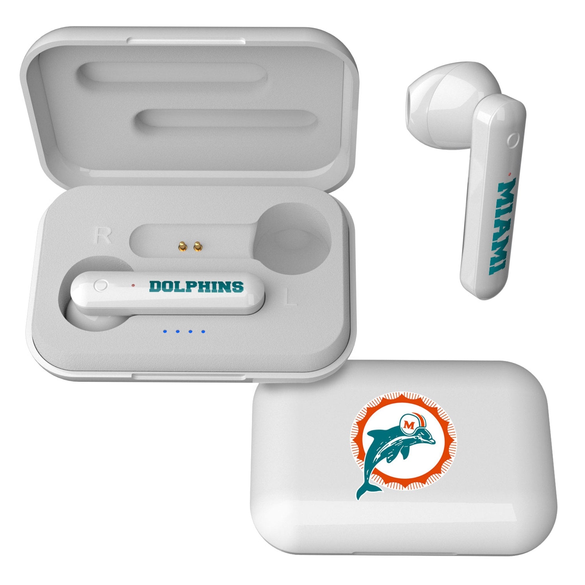 Miami Dolphins 1966-1973 Historic Collection Insignia Wireless TWS Earbuds 1