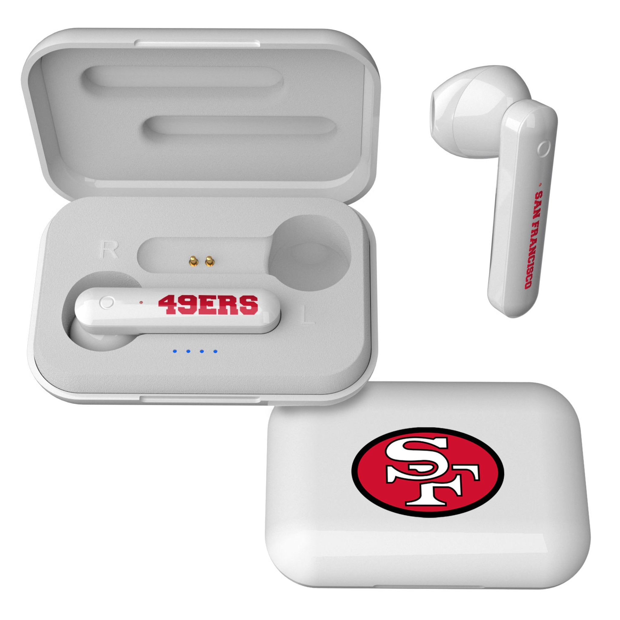San Francisco 49ers Historic Collection Insignia Wireless TWS Earbuds 1