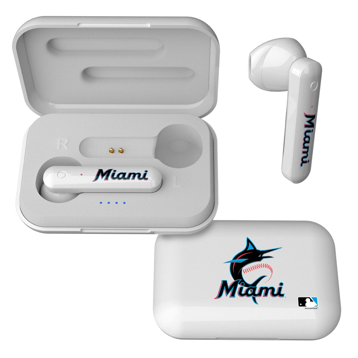 Miami Marlins Insignia Wireless TWS Earbuds 1