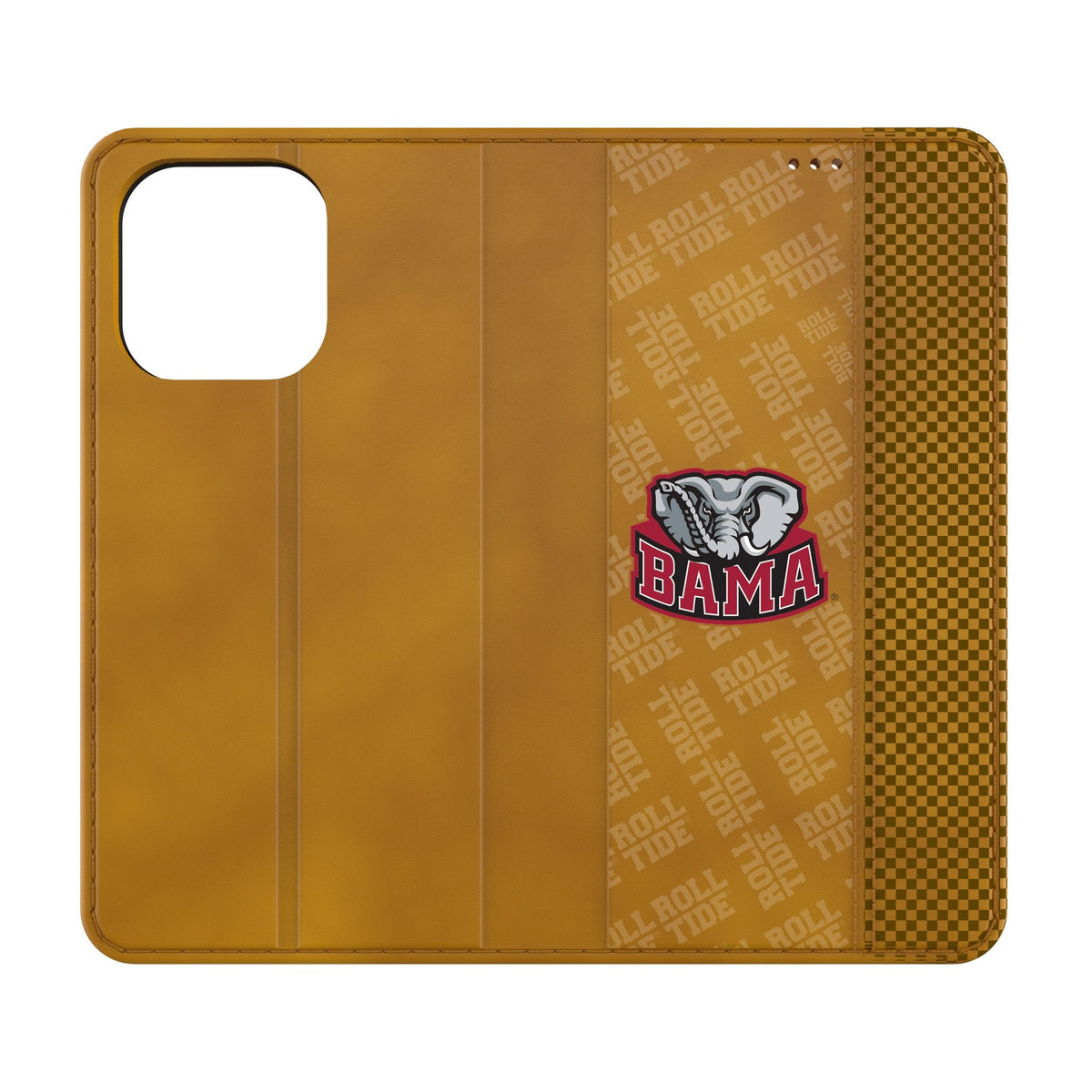 University of Alabama Crimson Tide Script A Quadtile Folio Phone Case for Apple iPhone 1