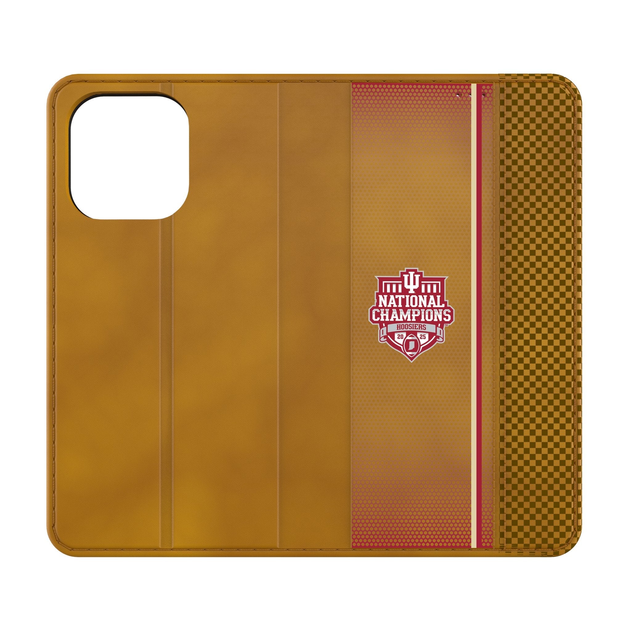 Indiana University Hoosiers 2025 College Football Playoff National Champion Folio Phone Case for Apple iPhone 1