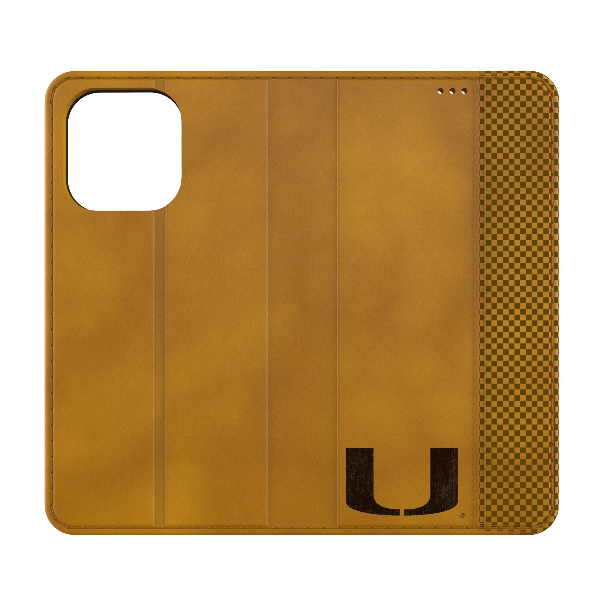 University of Miami Hurricanes Burn Folio Phone Case for Apple iPhone 1