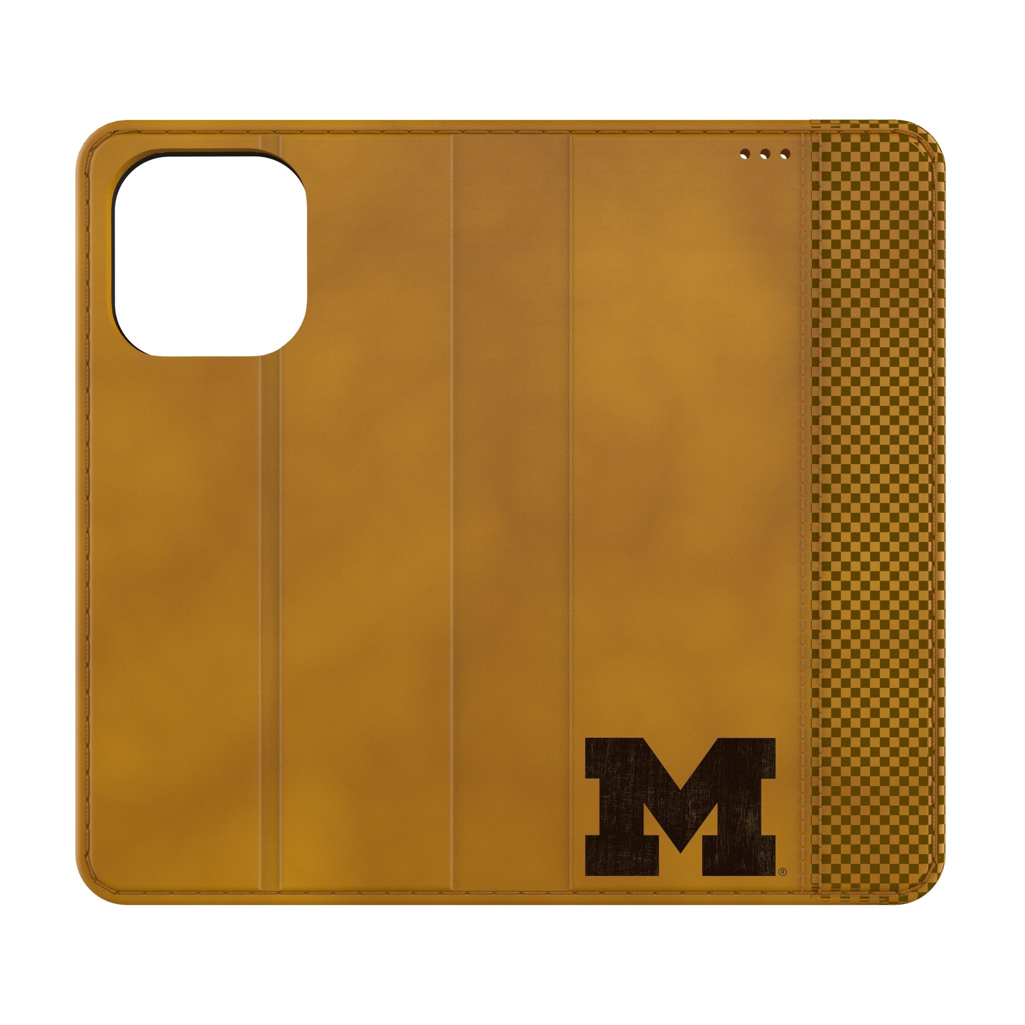 University of Michigan Wolverines Burn Folio Phone Case for Apple iPhone