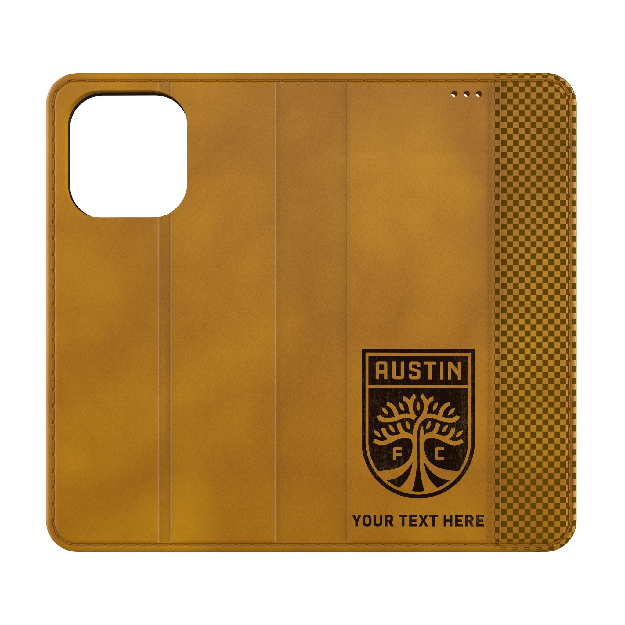 Austin FC Personalized Burn Folio Phone Case for Apple iPhone