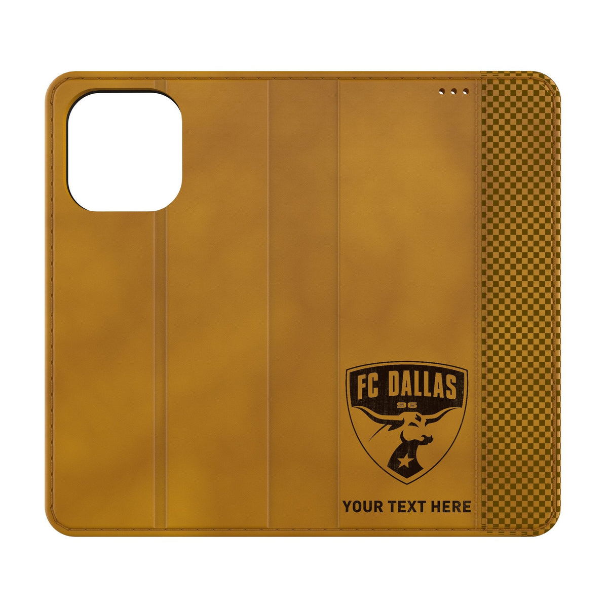 FC Dallas Personalized Burn Folio Phone Case for Apple iPhone 1