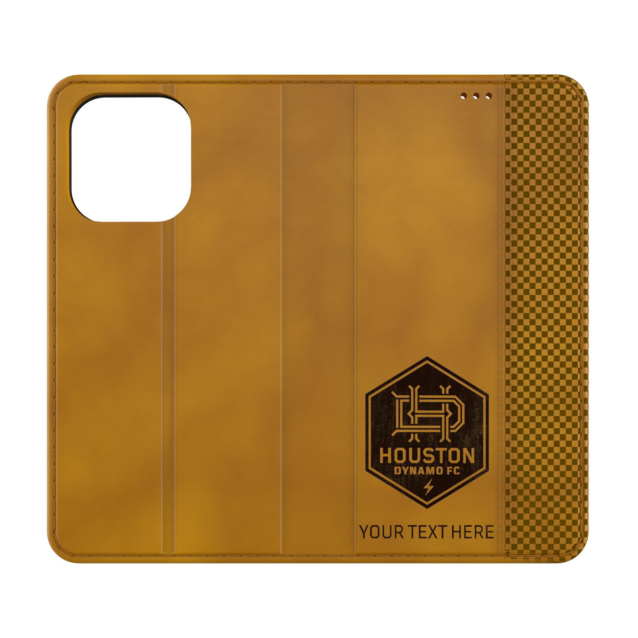 Houston Dynamo Personalized Burn Folio Phone Case for Apple iPhone