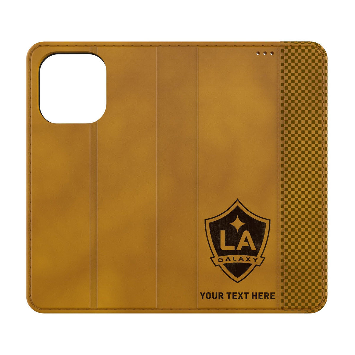 LA Galaxy Personalized Burn Folio Phone Case for Apple iPhone