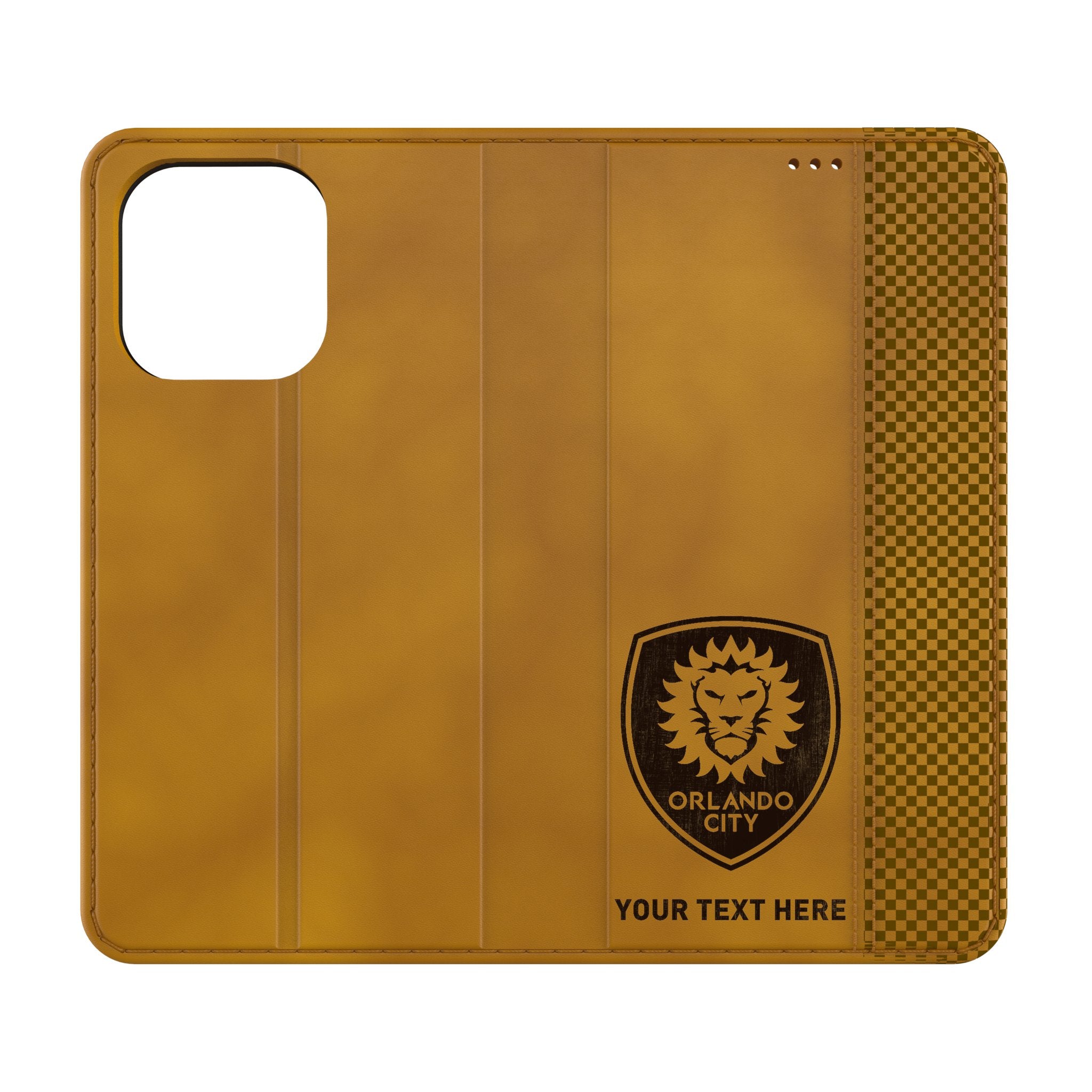 Orlando City Soccer Club Personalized Burn Folio Phone Case for Apple iPhone