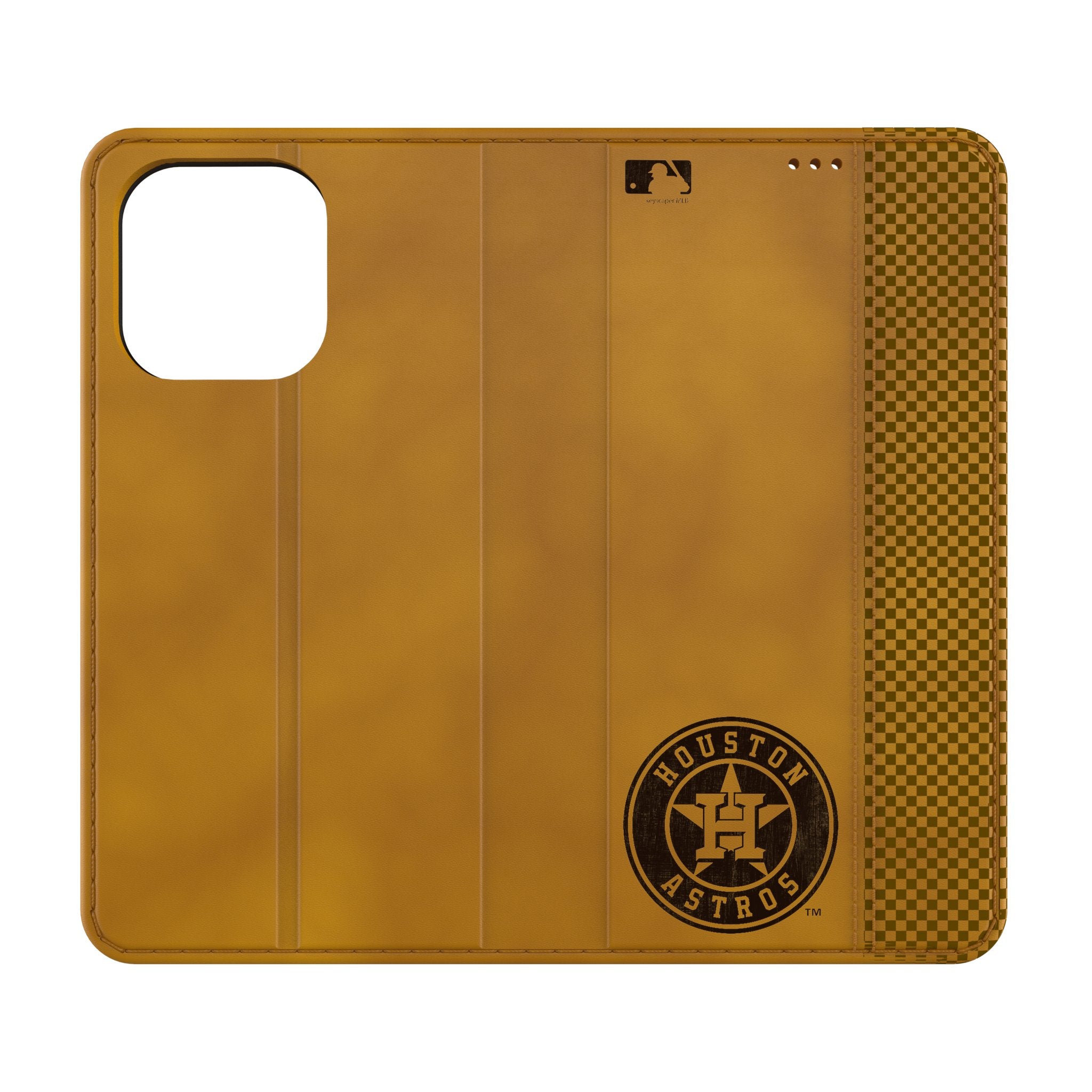 Houston Astros Burn Folio Phone Case for Apple iPhone 1