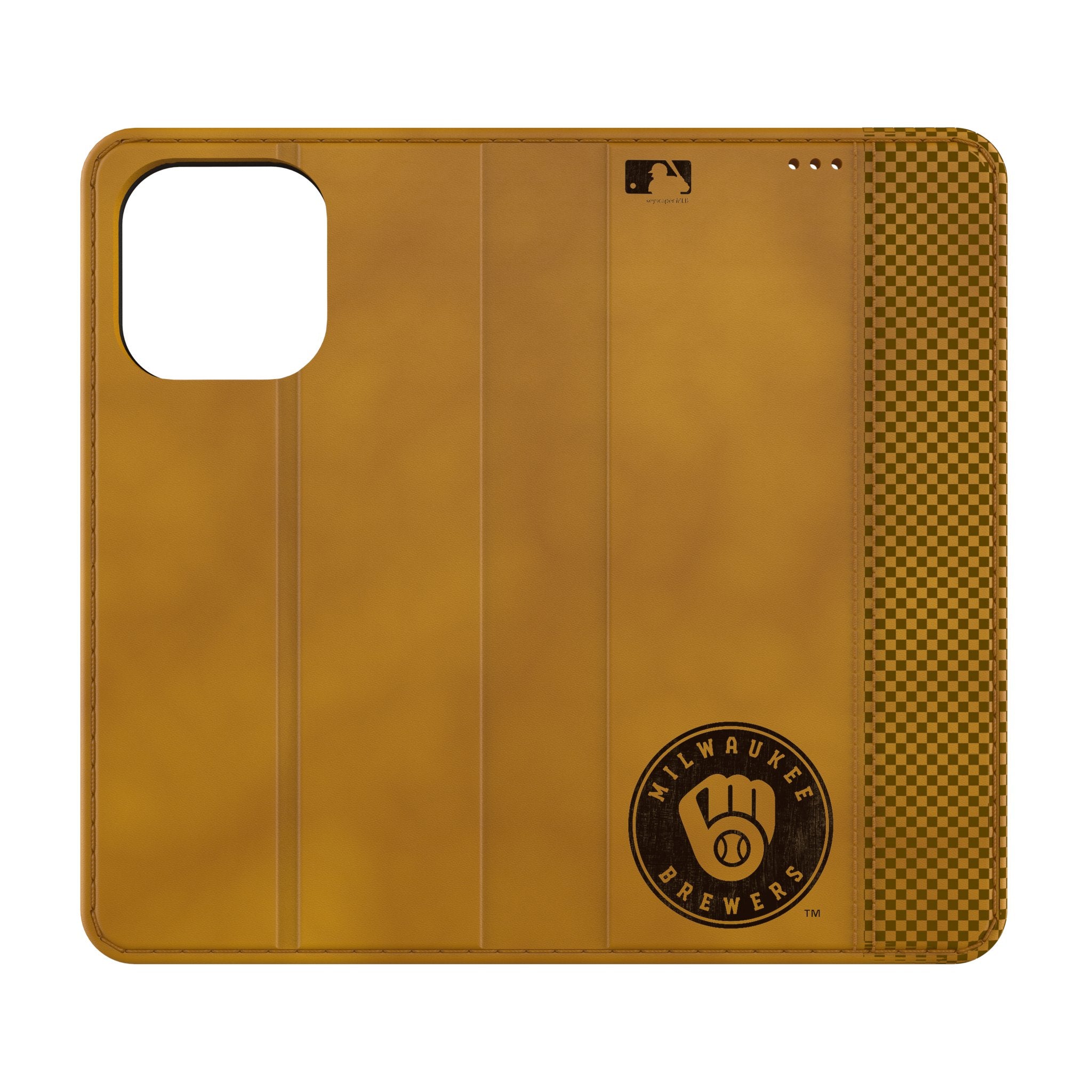 Milwaukee Brewers Burn Folio Phone Case for Apple iPhone 1