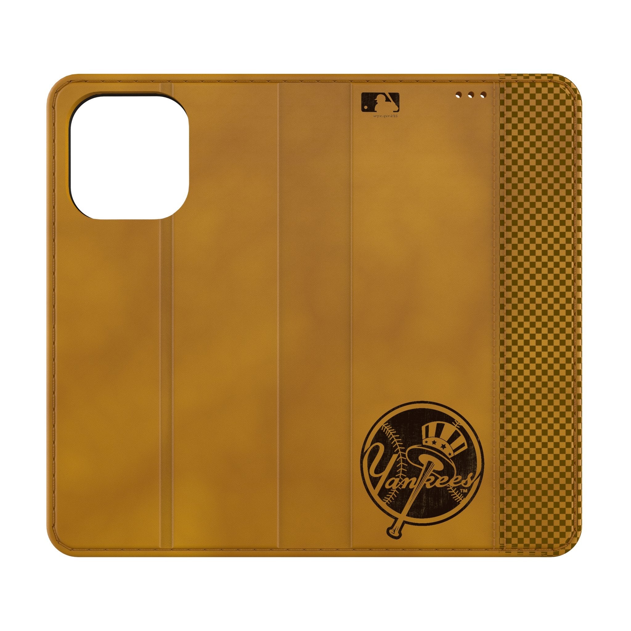 New York Yankees Burn Folio Phone Case for Apple iPhone 1
