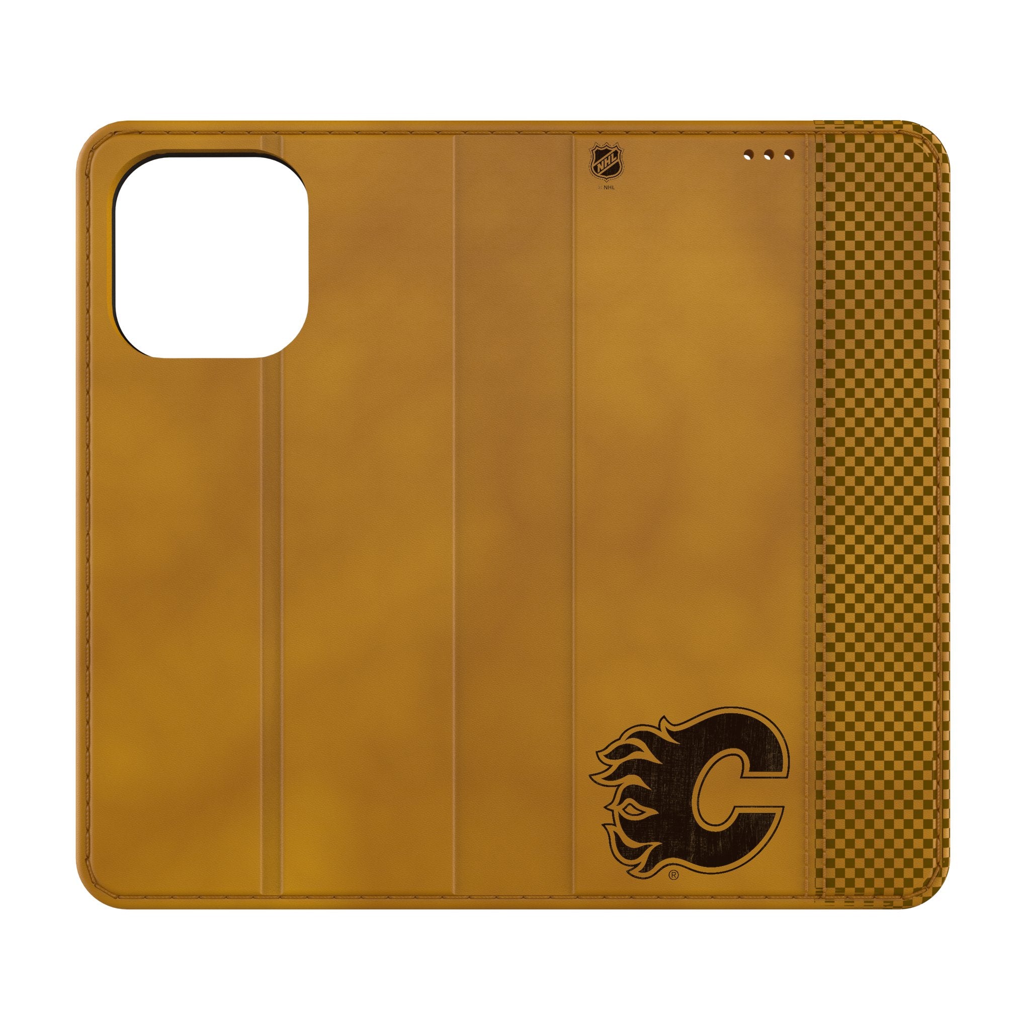 Calgary Flames Burn Folio Phone Case for Apple iPhone